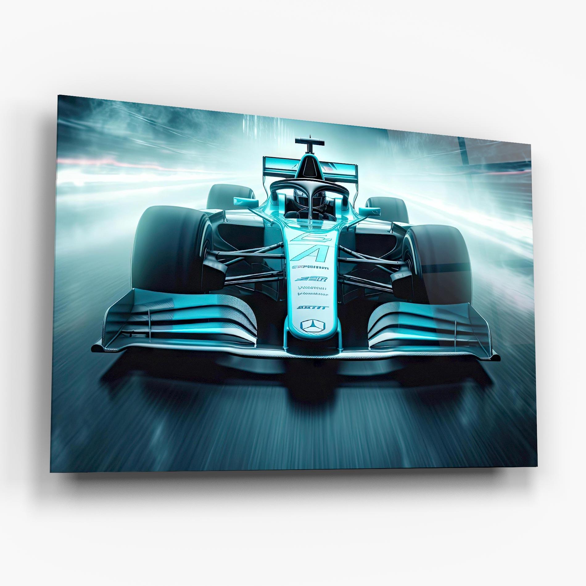 Glasbild F1 Smoke Cars mockup 6