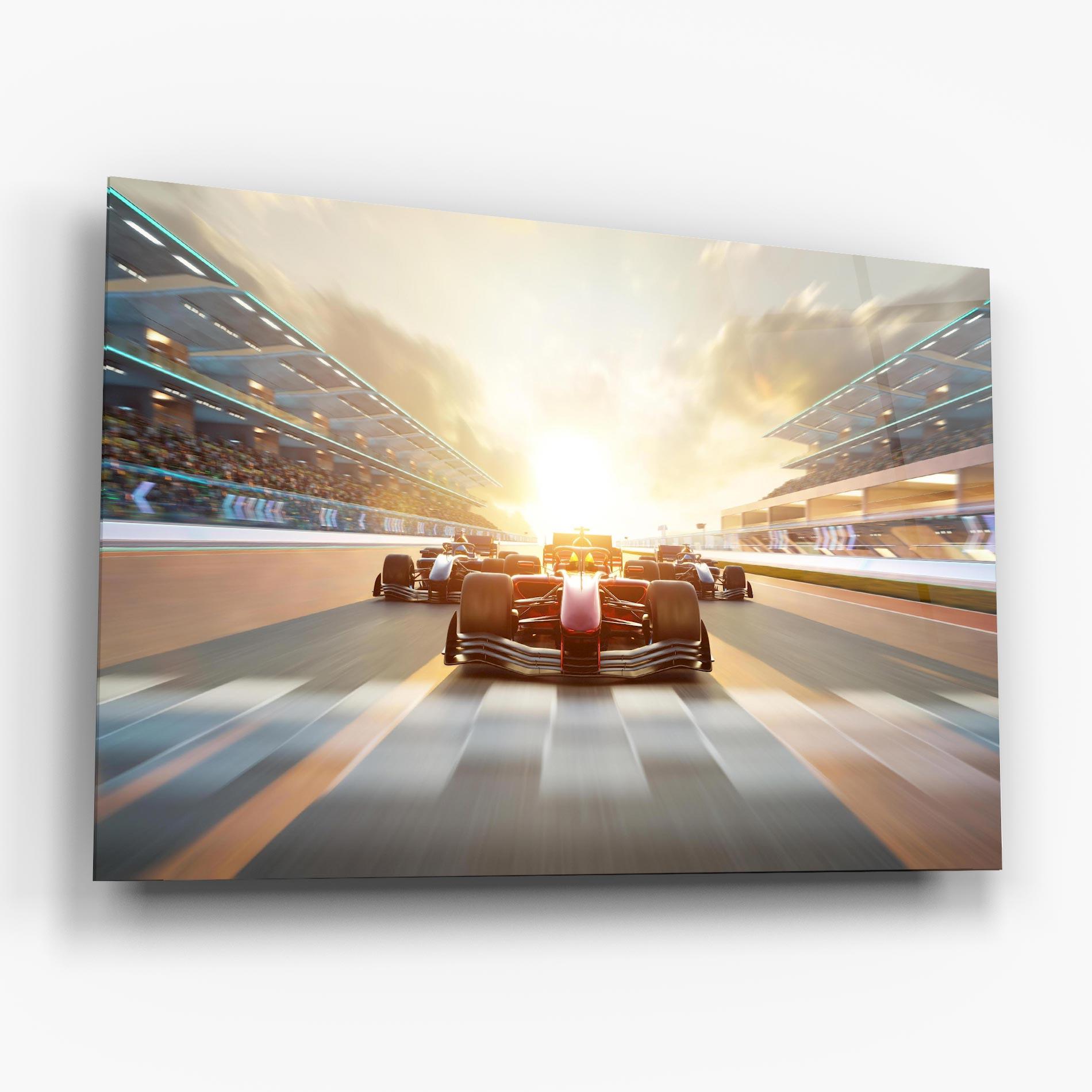 Glasbild F1 Winning mockup 6