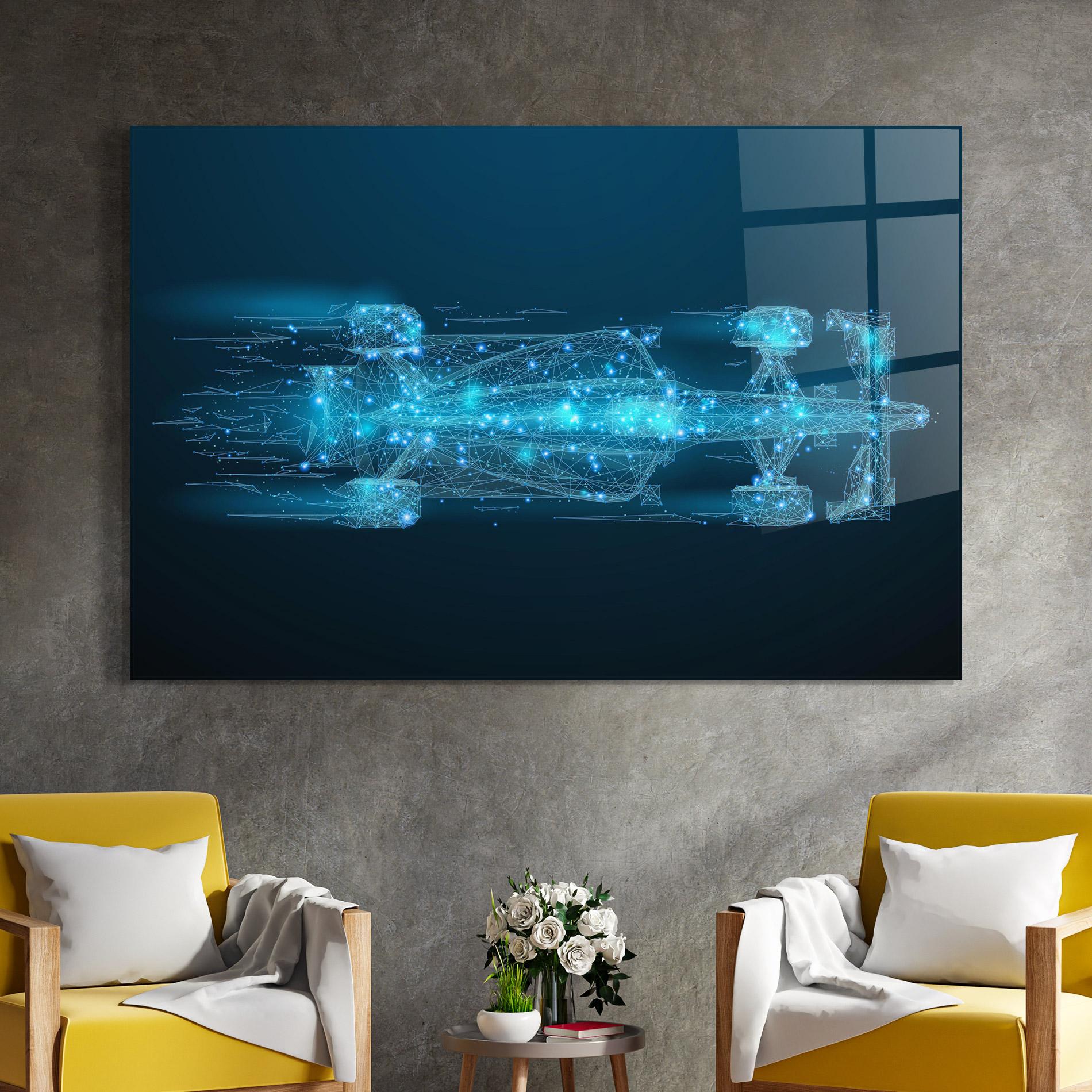 Glasbild Blue Light F1 mockup 4