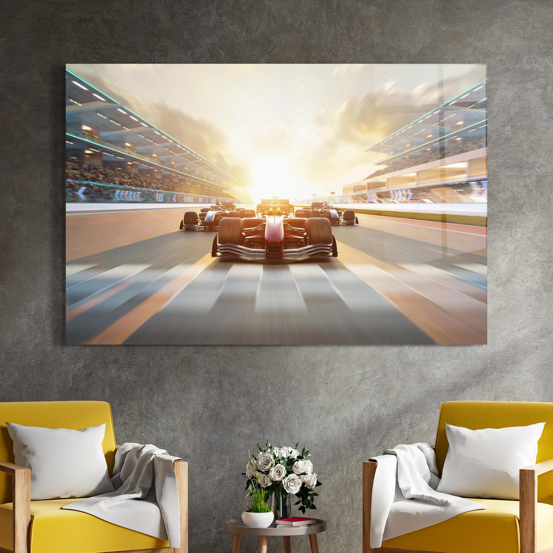 Glasbild F1 Winning mockup 4