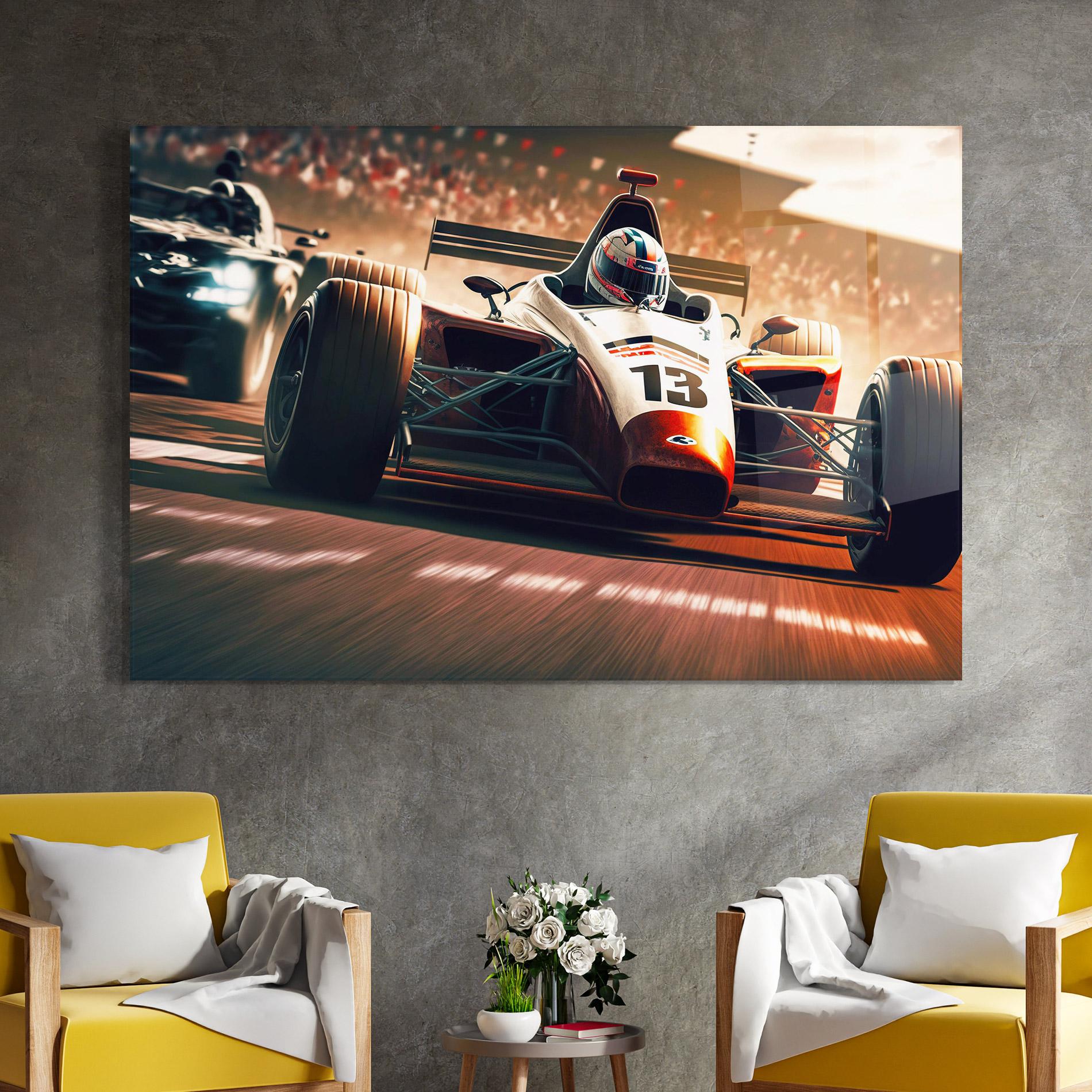 Glasbild Formula 1 Racing mockup 4