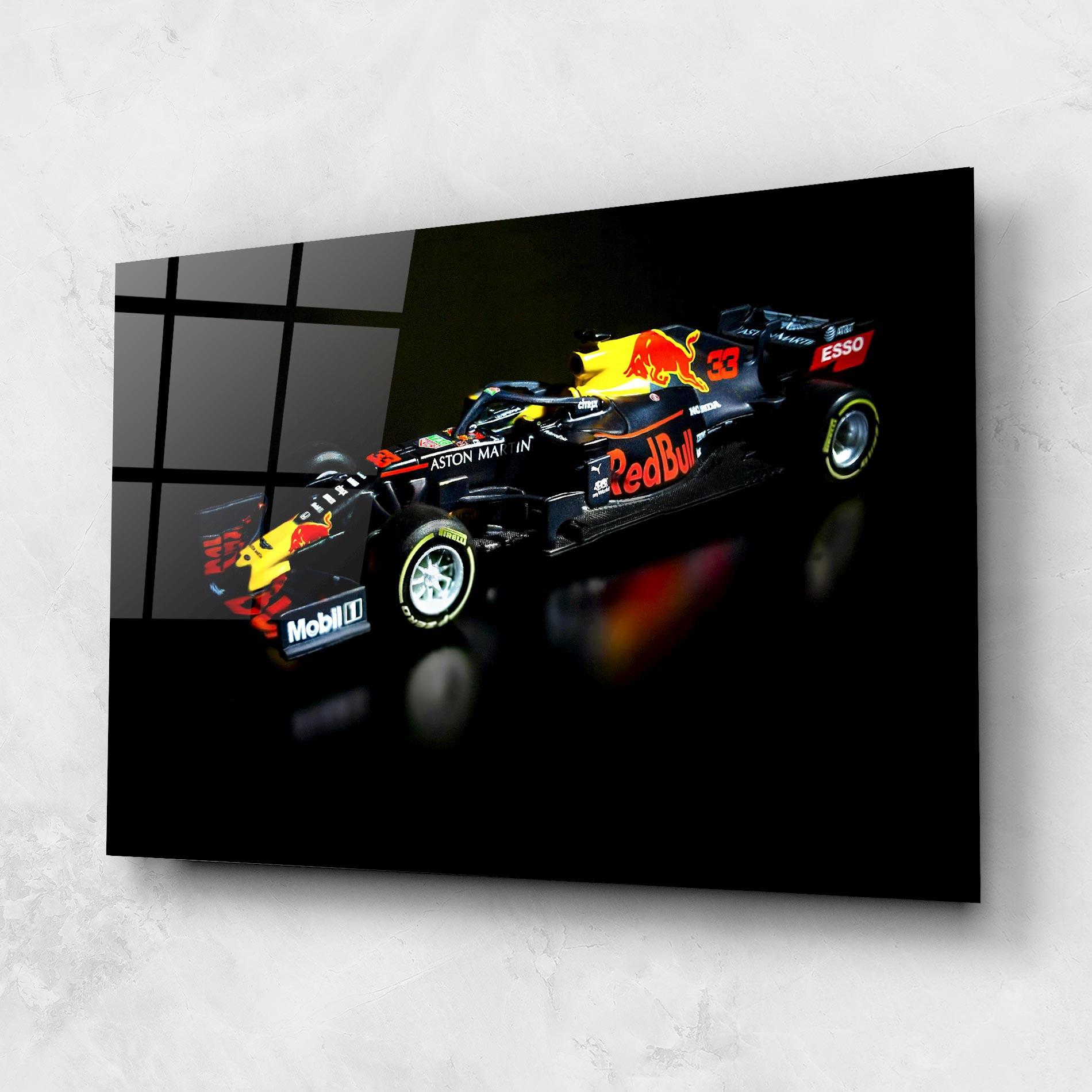 Glasbild Black Yellow F1 mockup 1