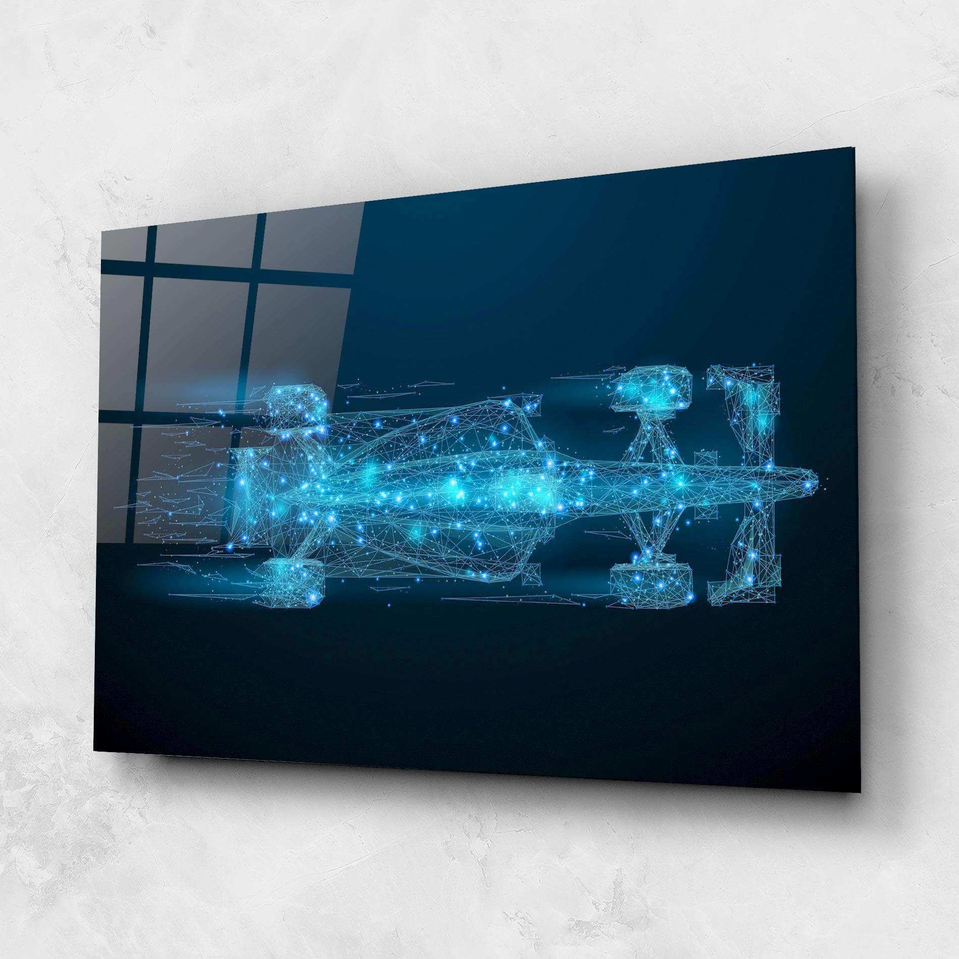 Glasbild Blue Light F1 mockup 1