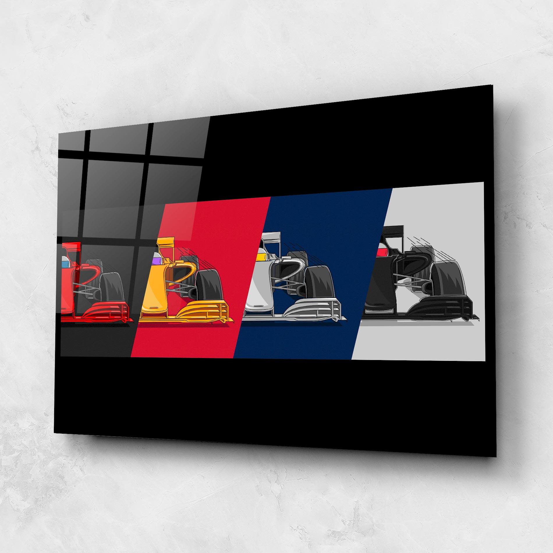 Glasbild F1 Cars mockup 1