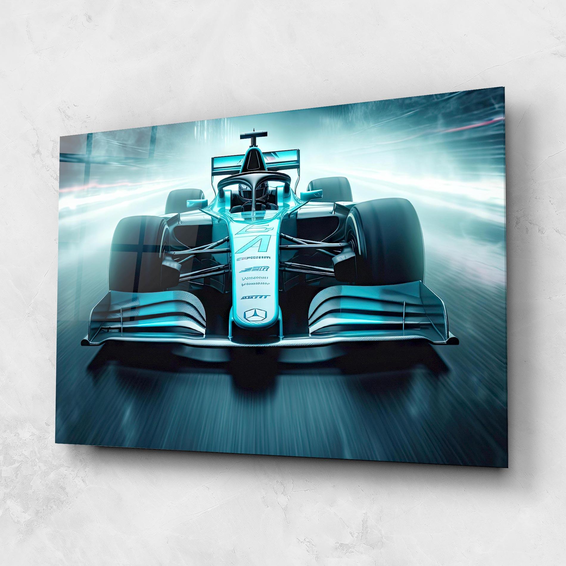Glasbild F1 Smoke Cars mockup 1