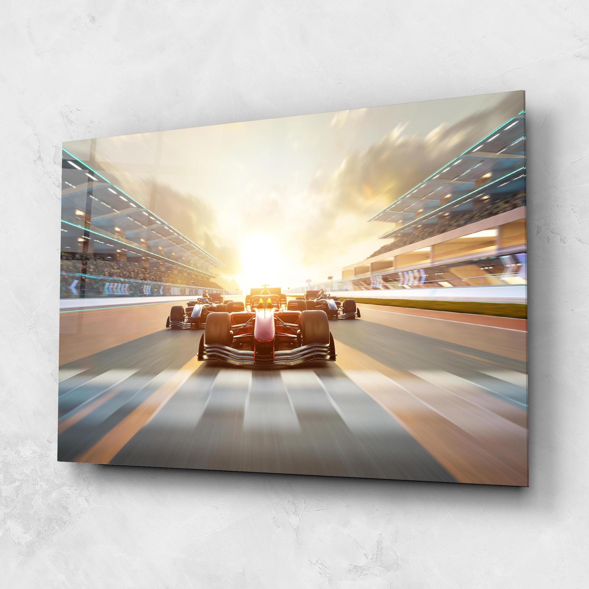 Glasbild F1 Winning mockup 1