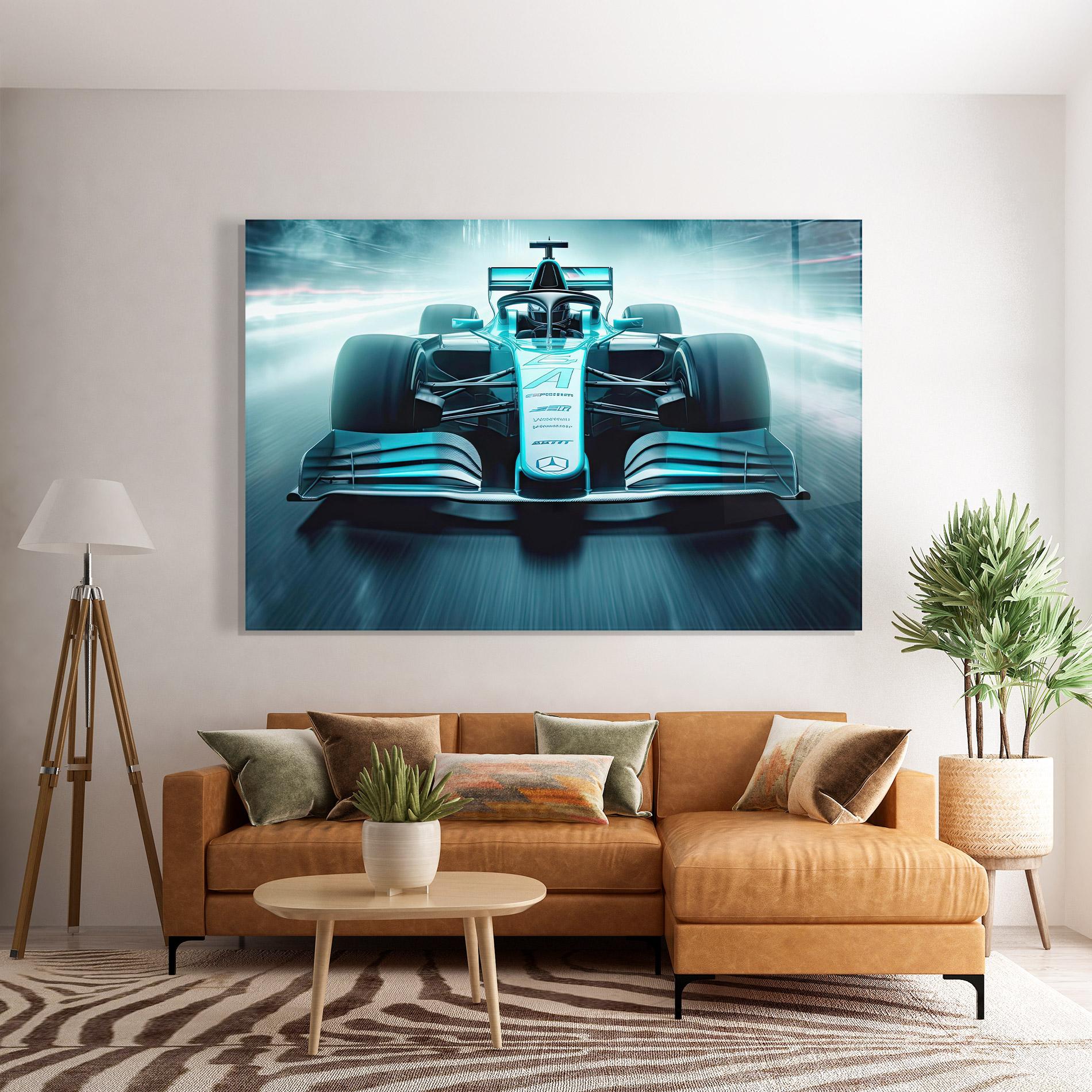 Glasbild F1 Smoke Cars mockup 7