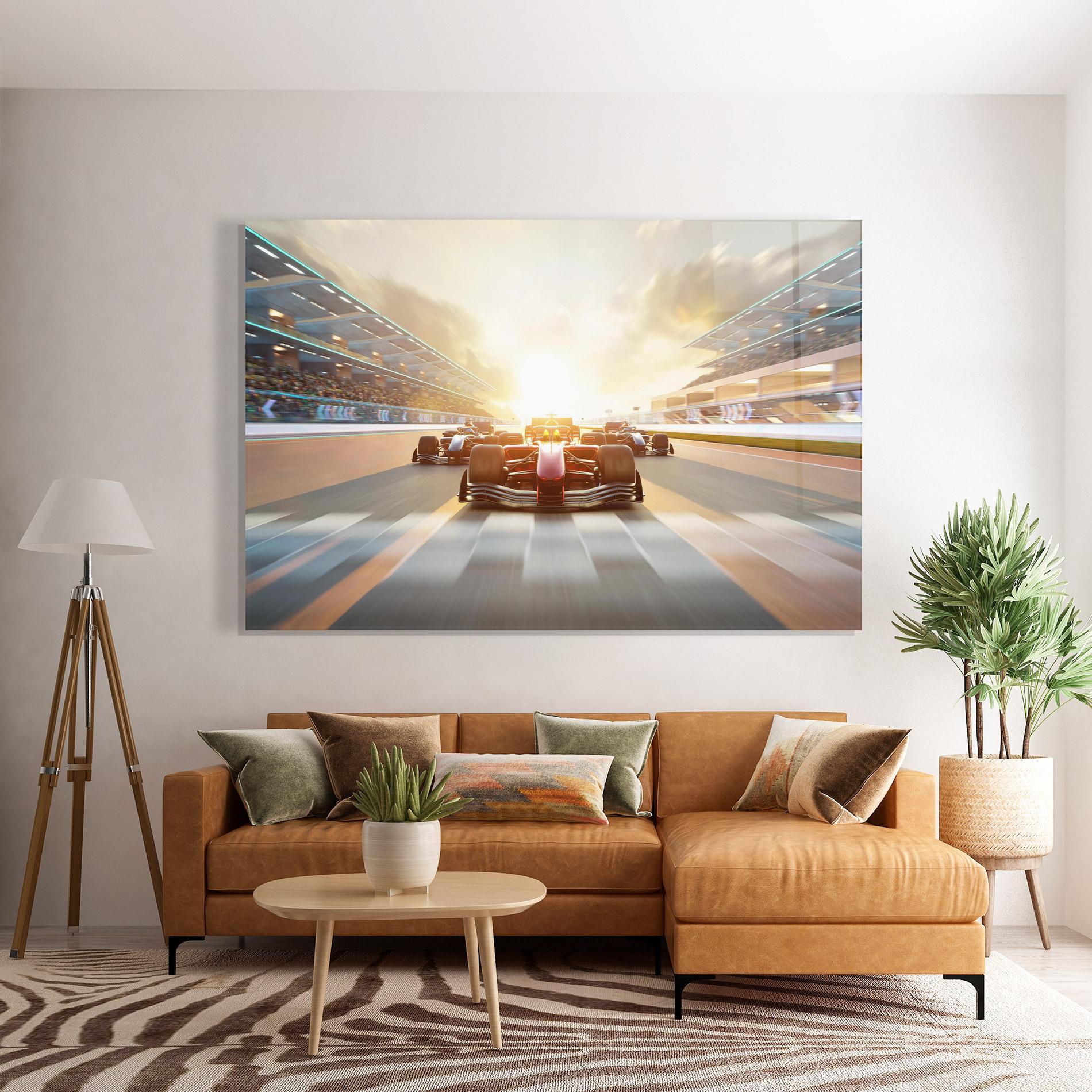 Glasbild F1 Winning mockup 7