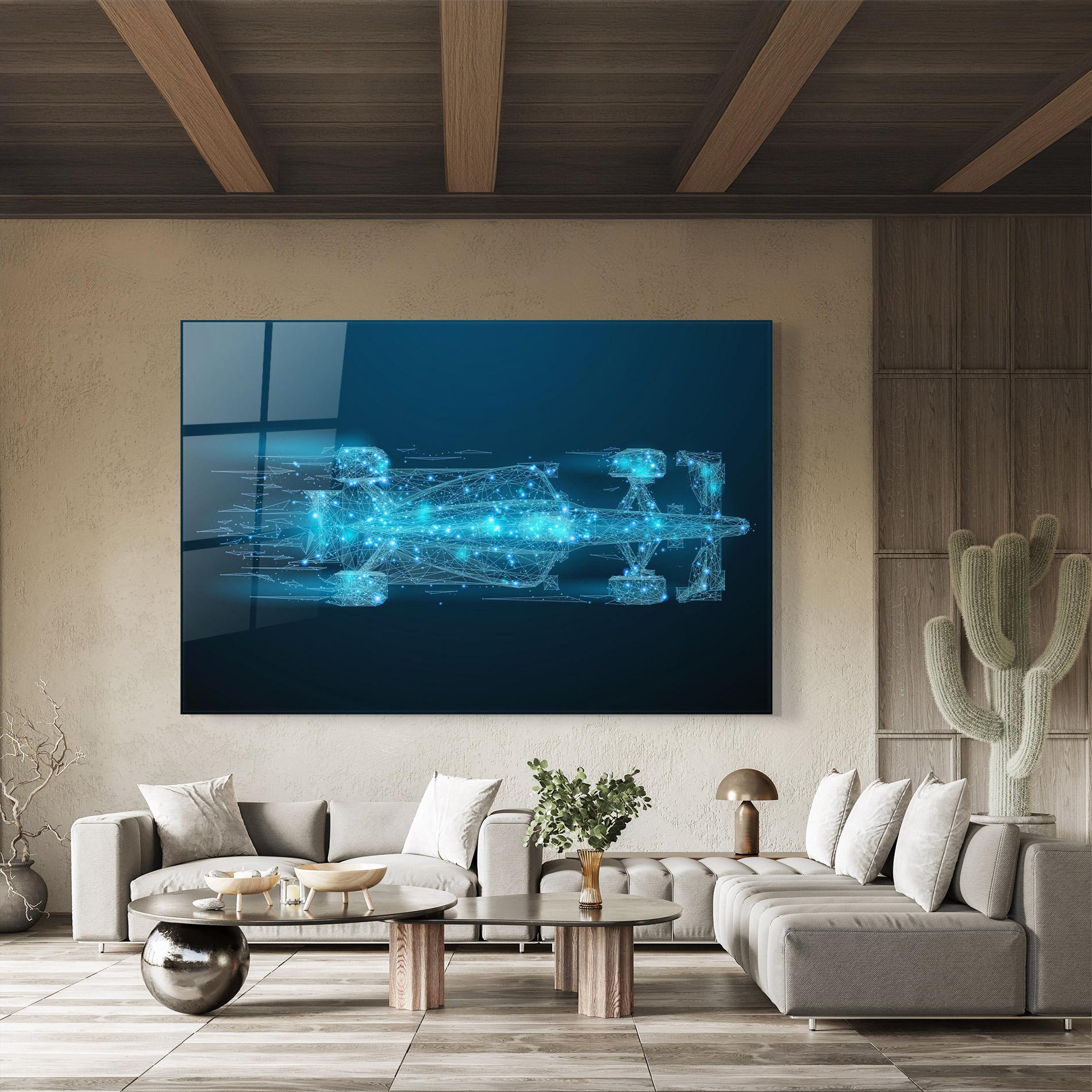 Glasbild Blue Light F1 mockup 8