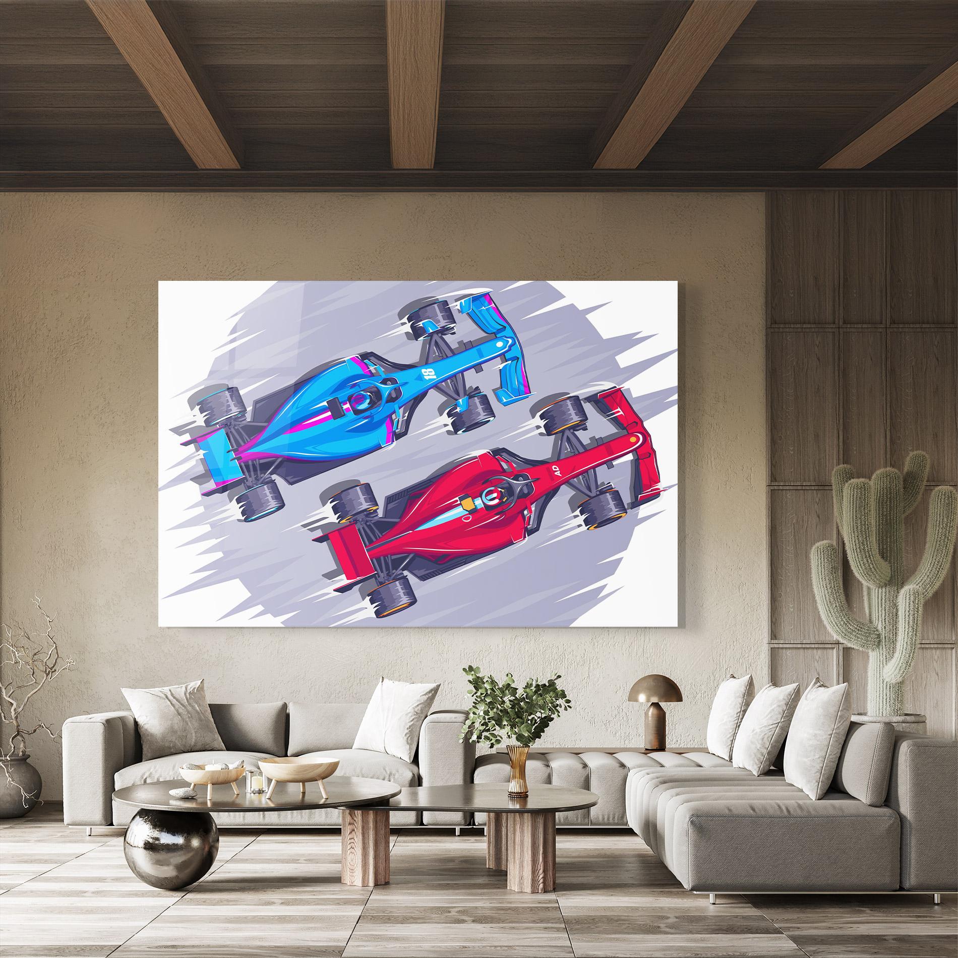 Glasbild Bolides mockup 8