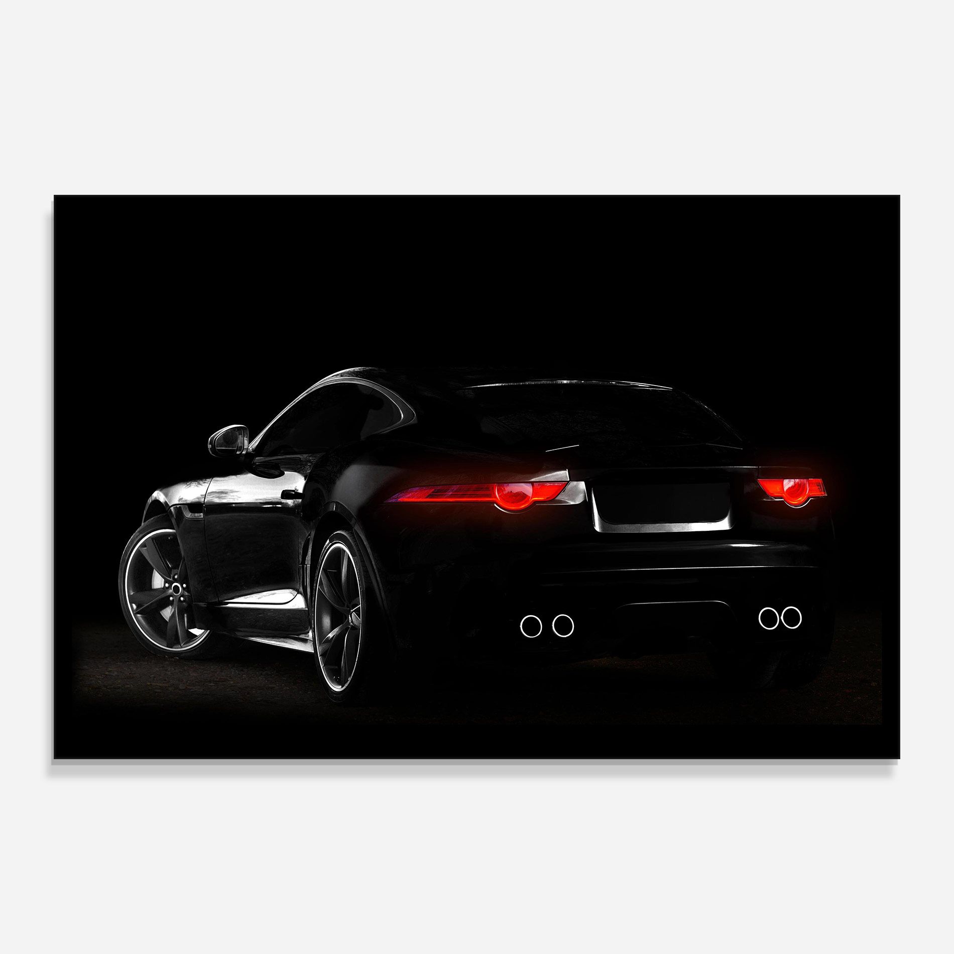 Black Silhouette Car mockup 0