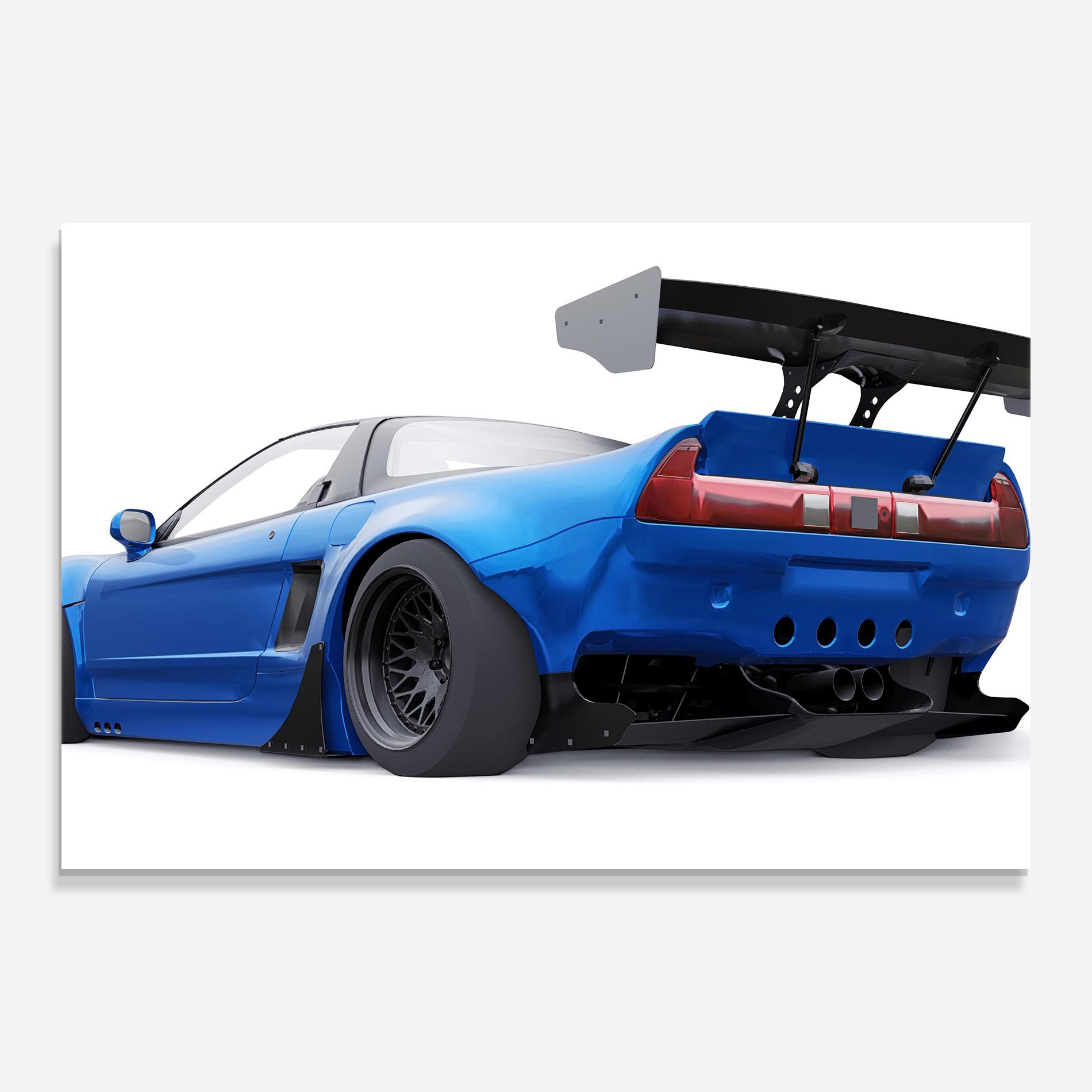 Glasbild Blue Tuned Nsx mockup 0