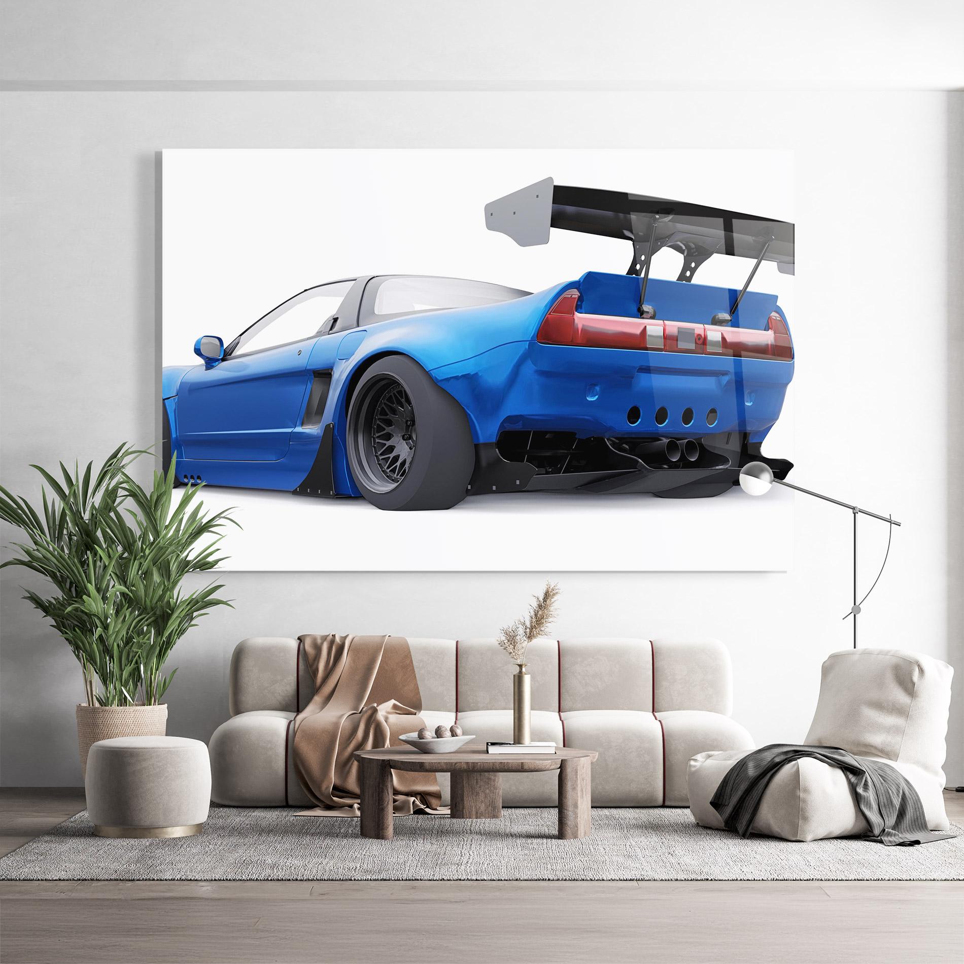 Glasbild Blue Tuned Nsx mockup 9