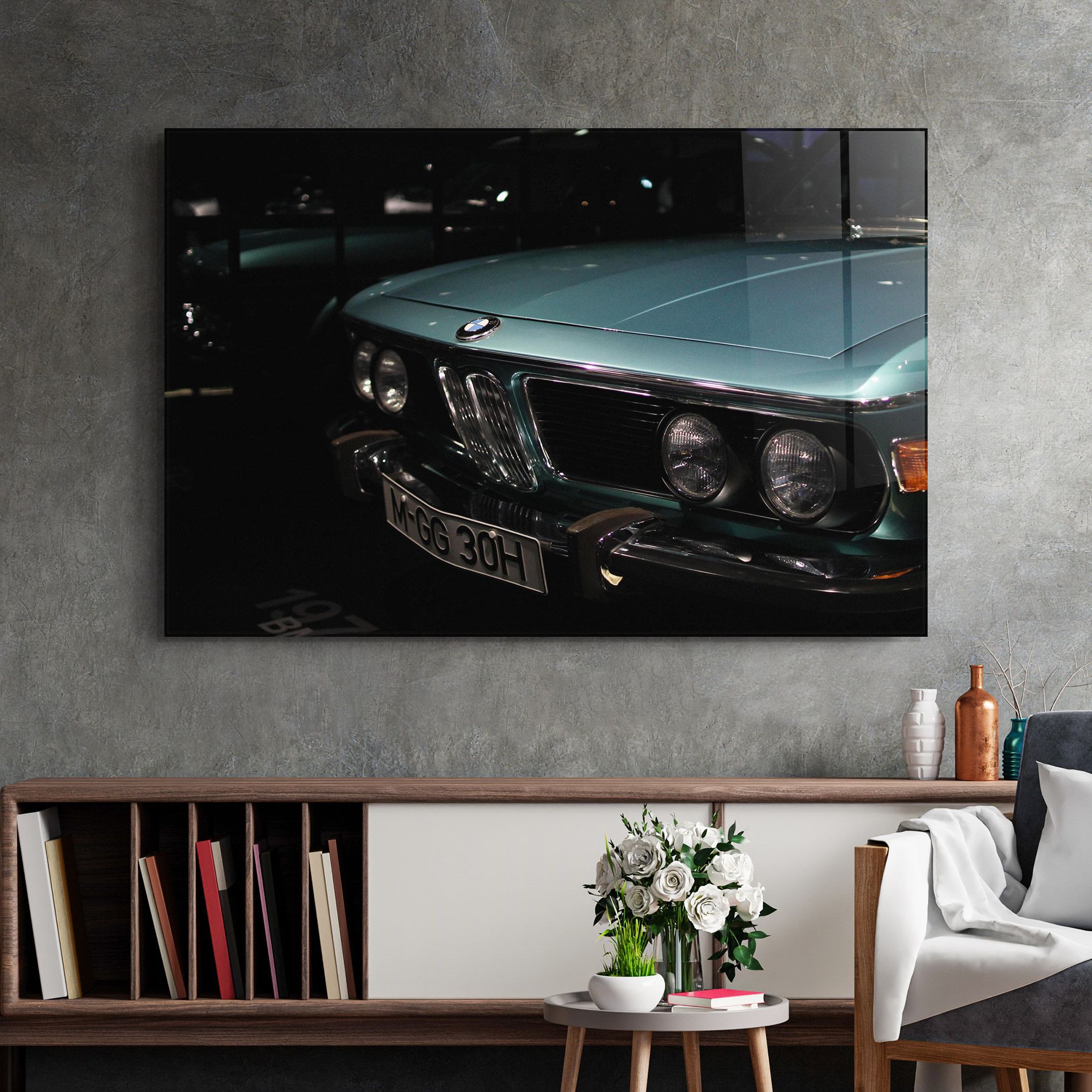 Old Bmw Headlight mockup 2