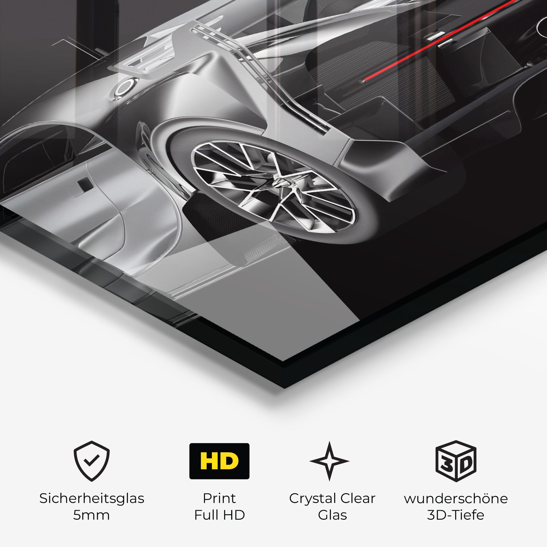 Black Rear Hypercar mockup 3