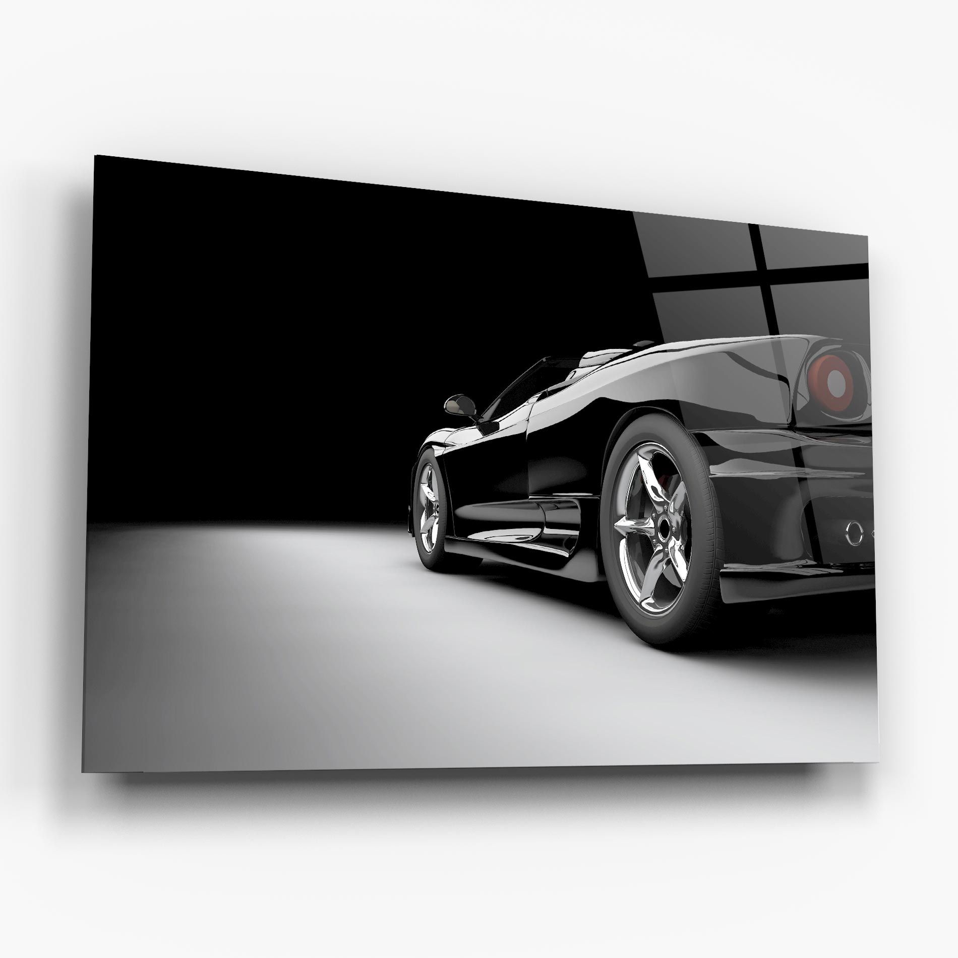 Black Sport Car mockup 6