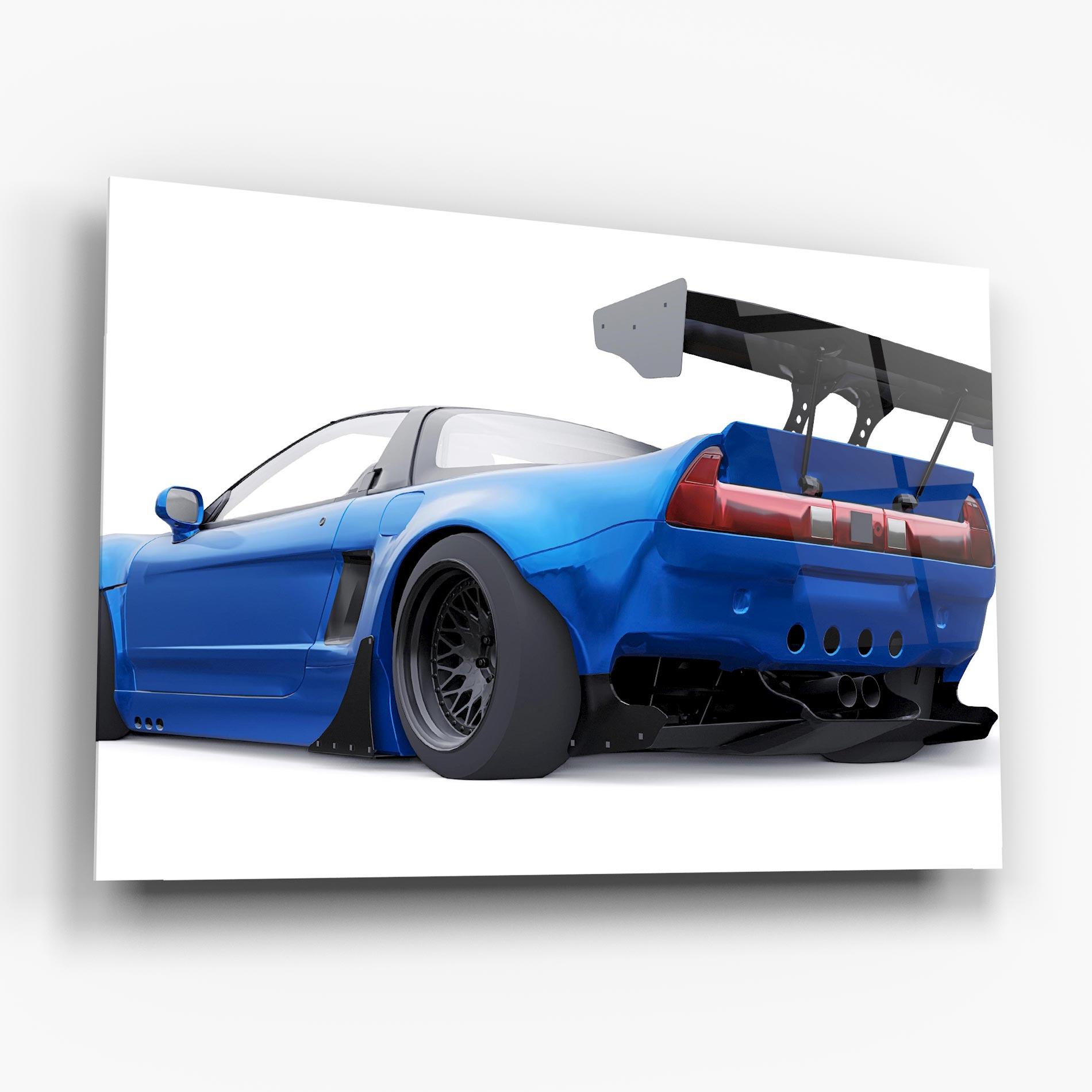 Glasbild Blue Tuned Nsx mockup 6