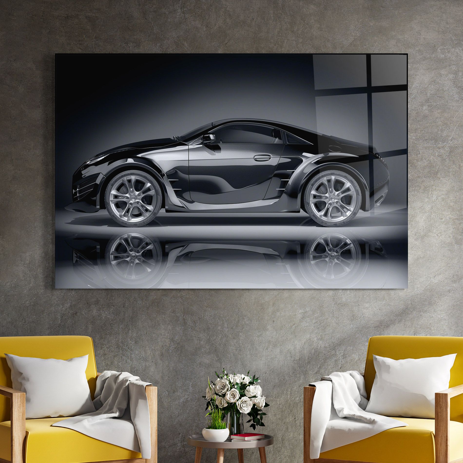 Black Shadow Car mockup 4