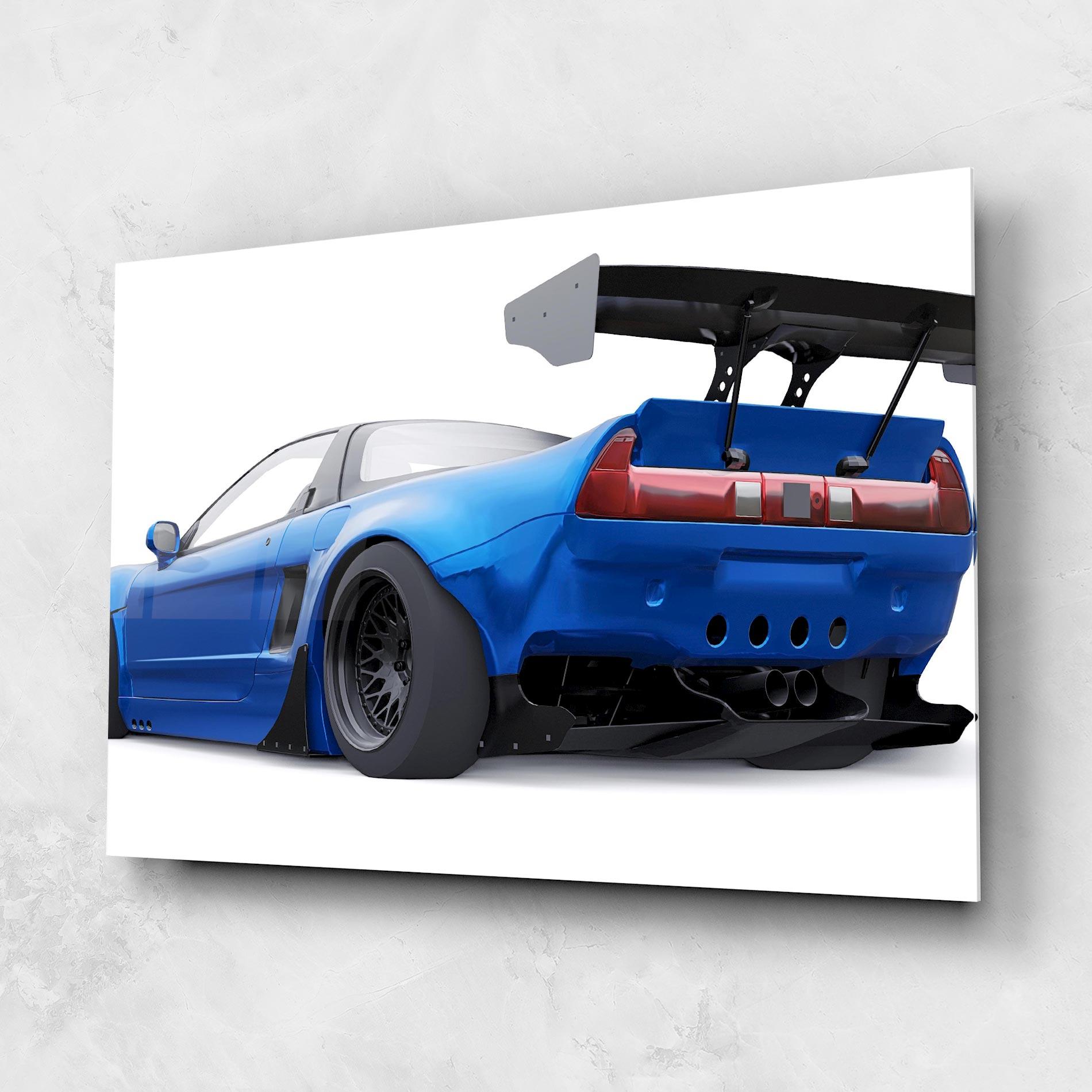 Glasbild Blue Tuned Nsx mockup 1