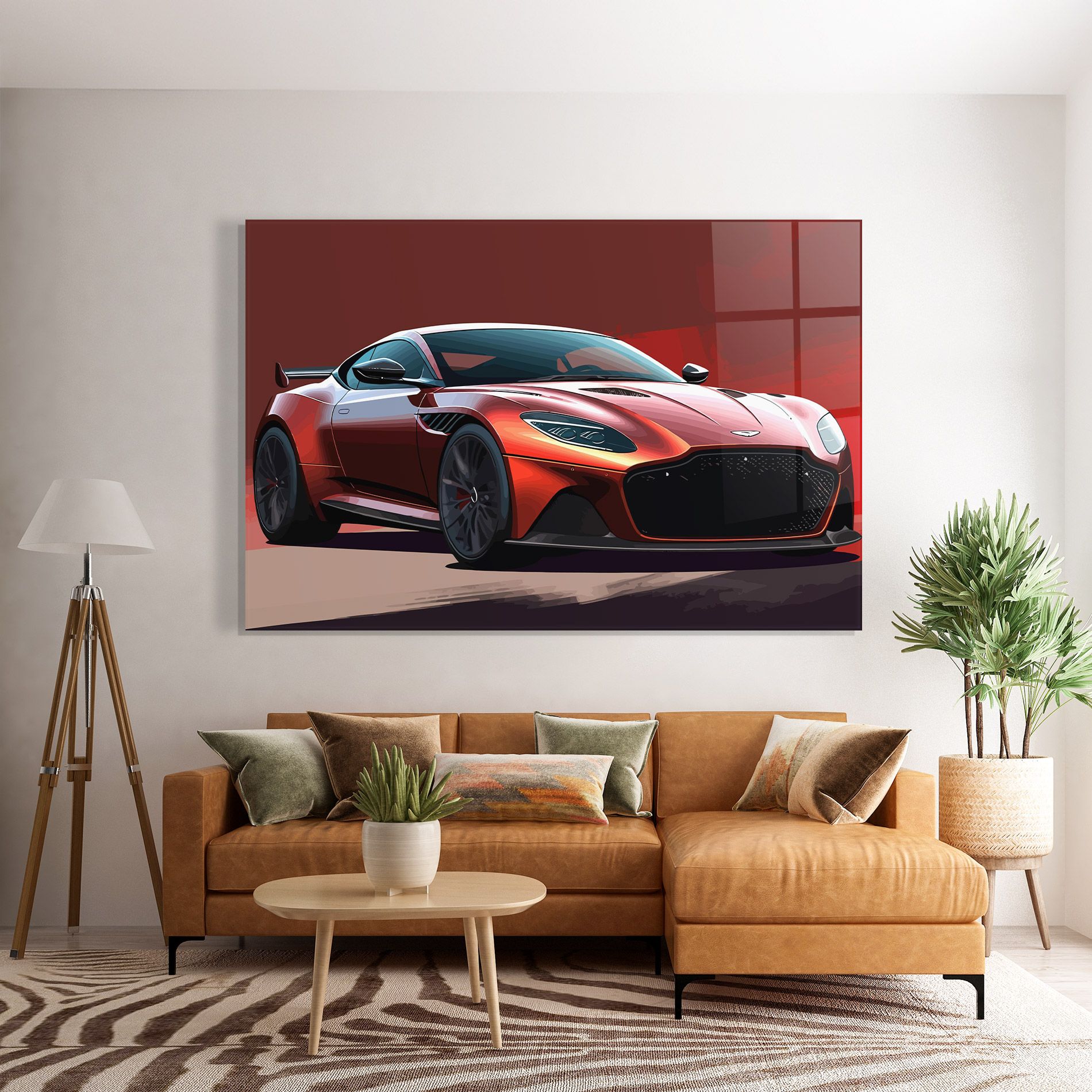 Red Cool Car mockup 7