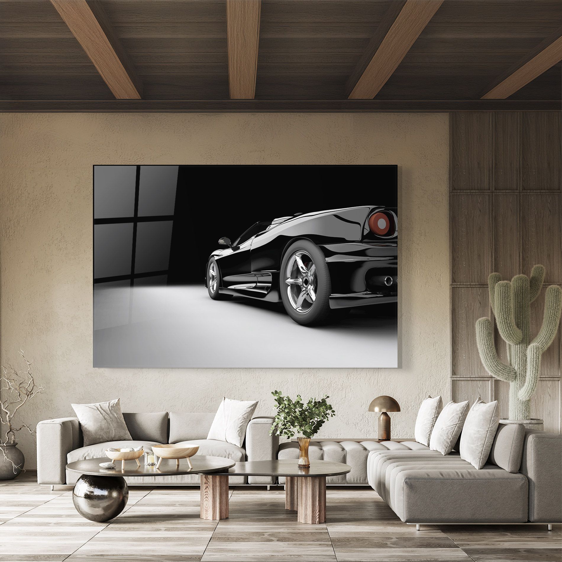 Black Sport Car mockup 8