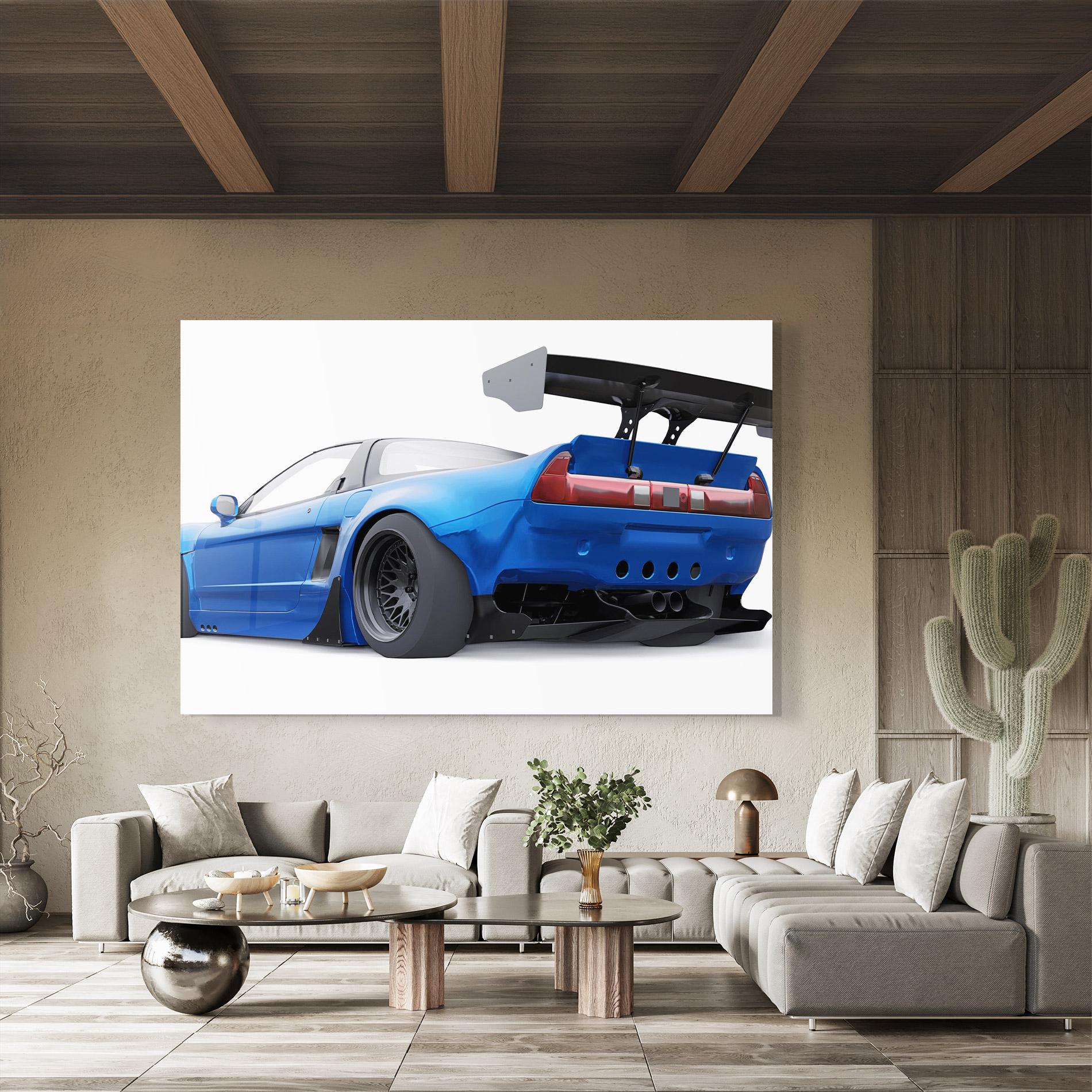 Glasbild Blue Tuned Nsx mockup 8