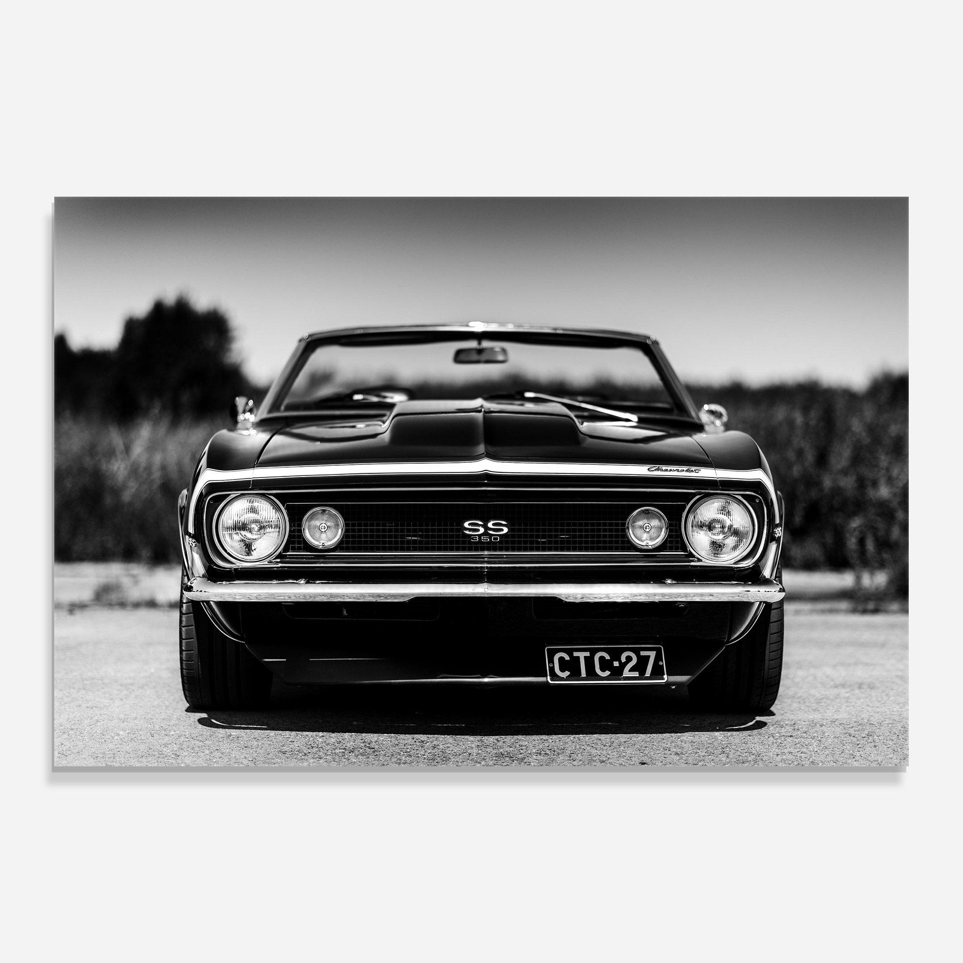 Glasbild American Car mockup 0