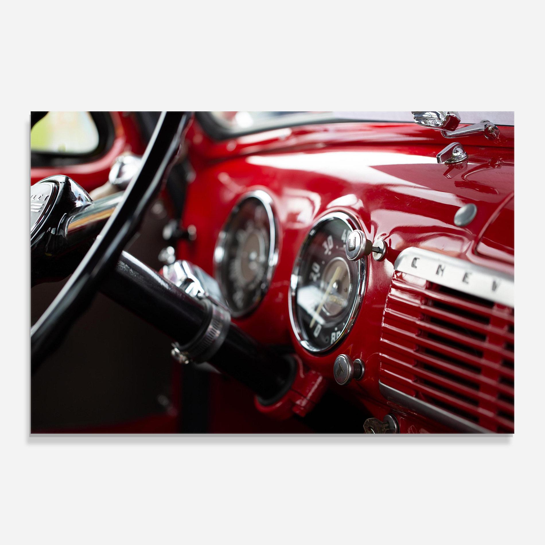 Glasbild Shiny Clean Car mockup 0