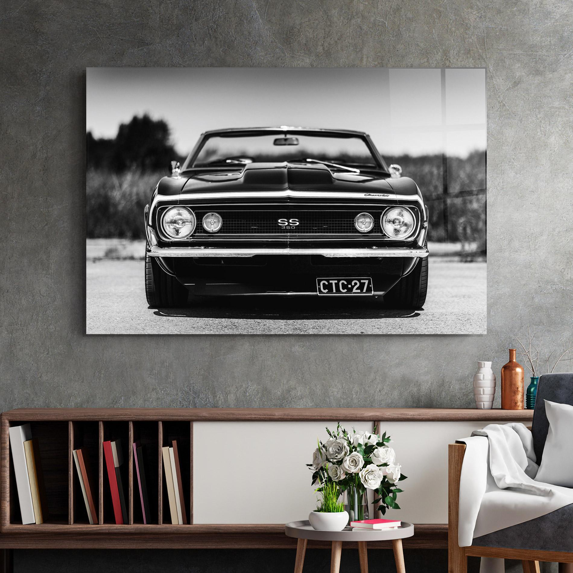 Glasbild American Car mockup 2