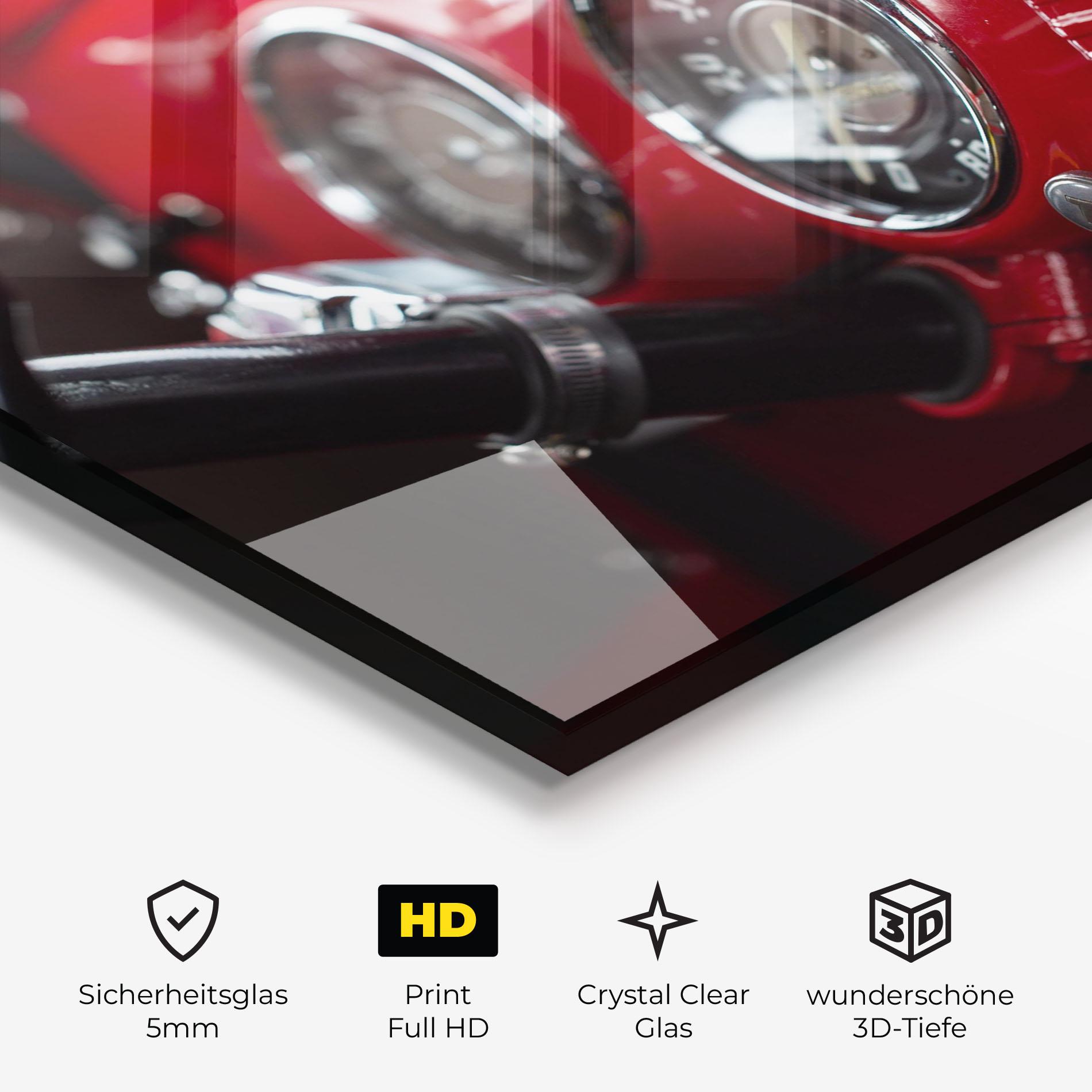 Glasbild Shiny Clean Car mockup 3