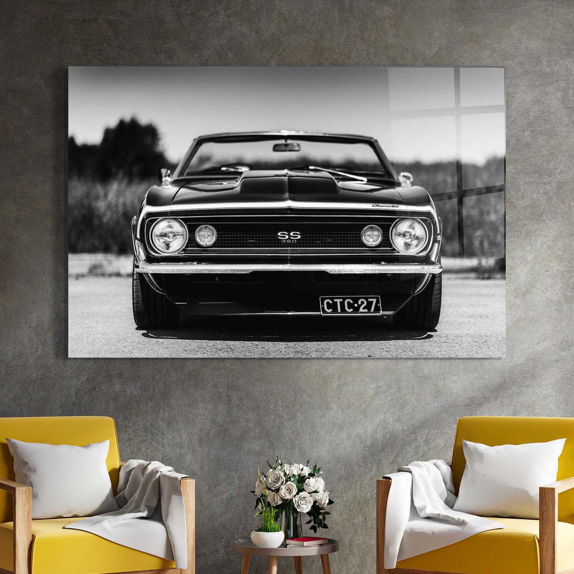 Glasbild American Car mockup 4