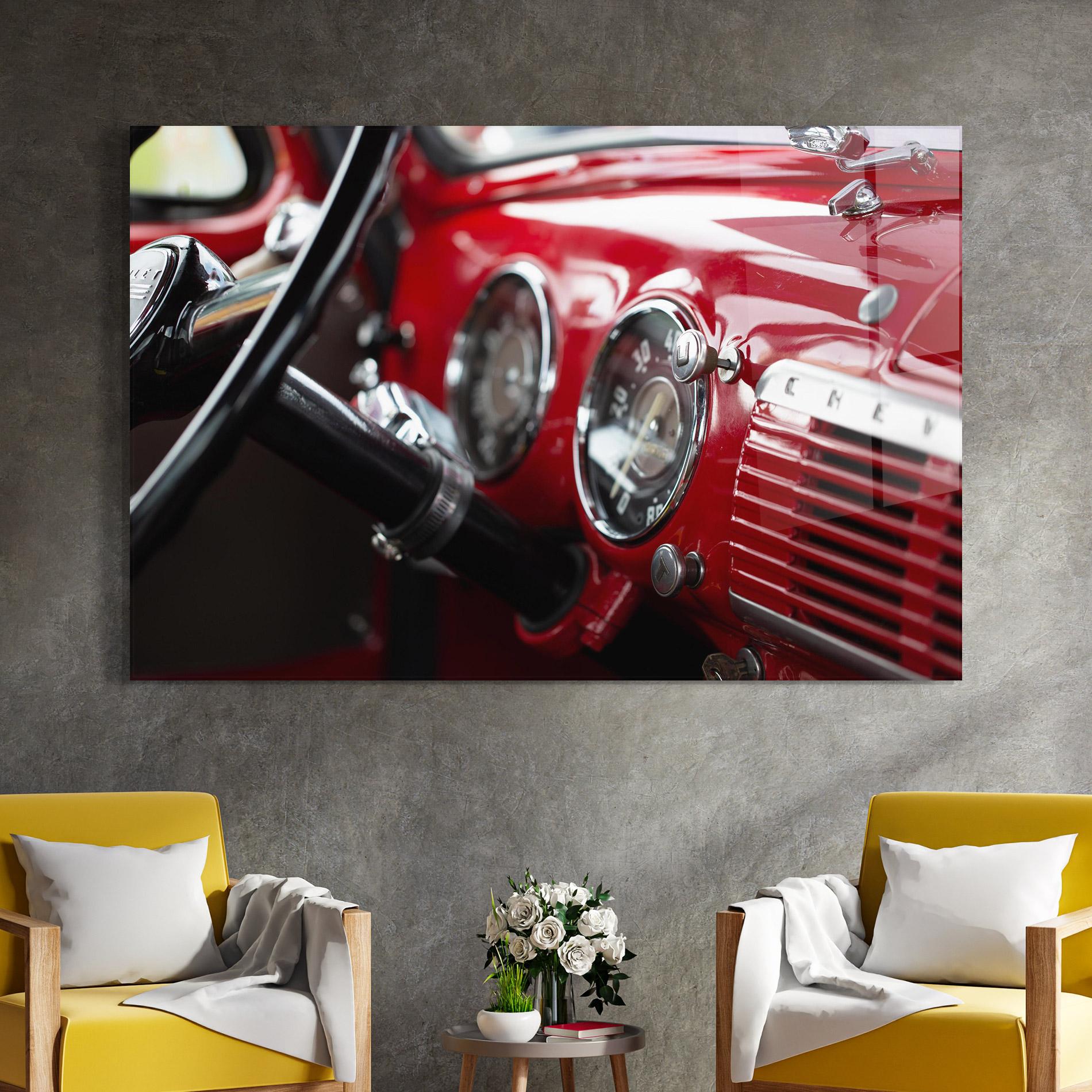 Glasbild Shiny Clean Car mockup 4