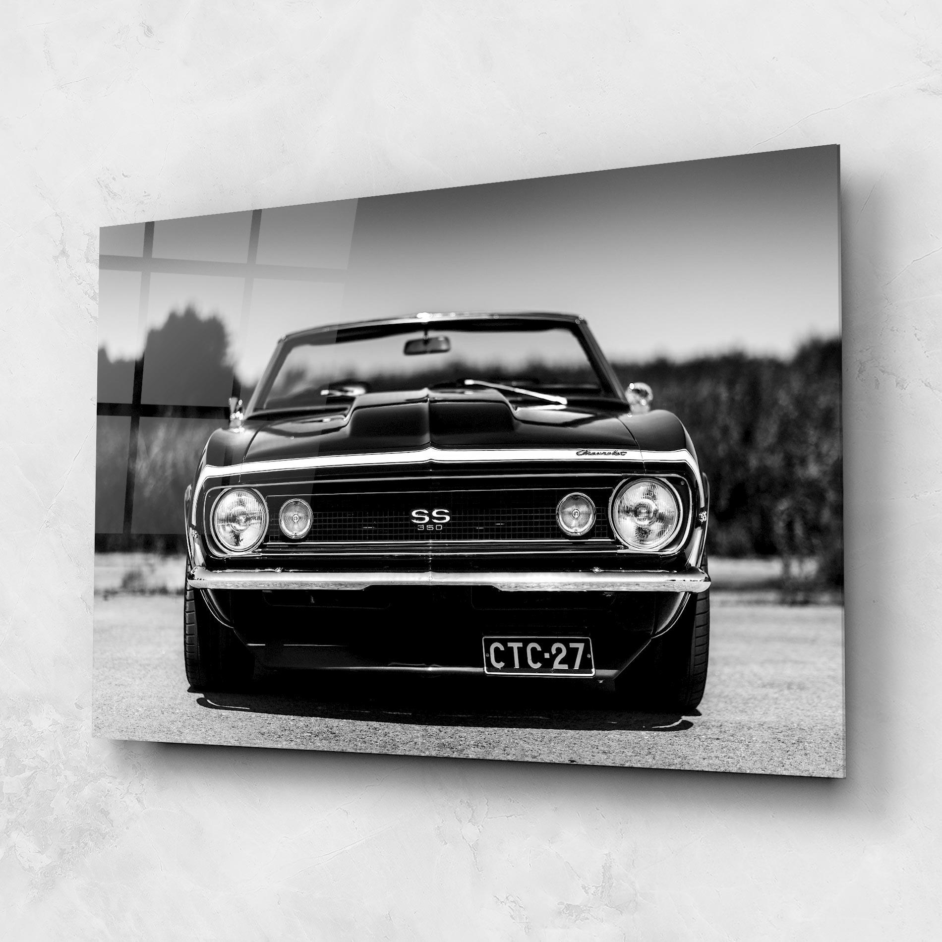 Glasbild American Car mockup 1