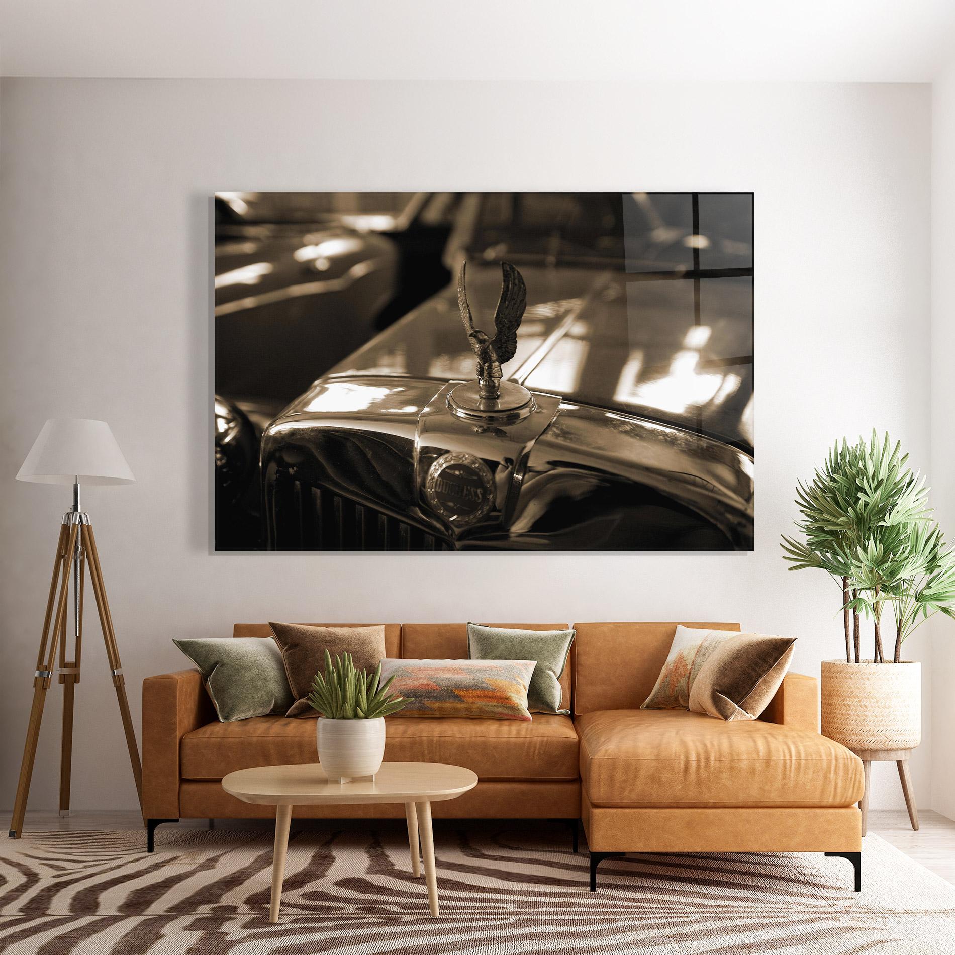 Glasbild Metal Details Car mockup 7