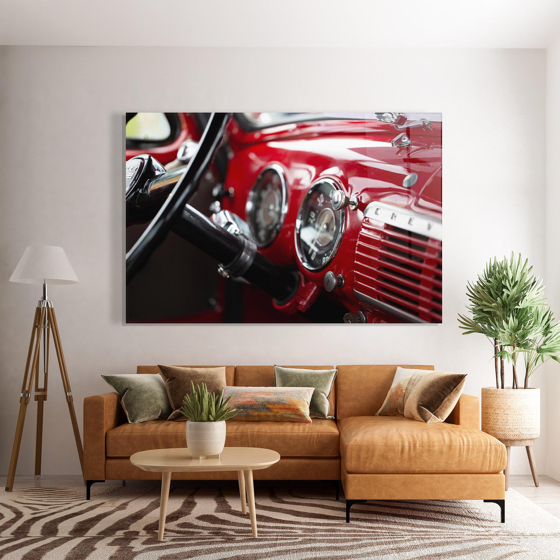 Glasbild Shiny Clean Car mockup 7