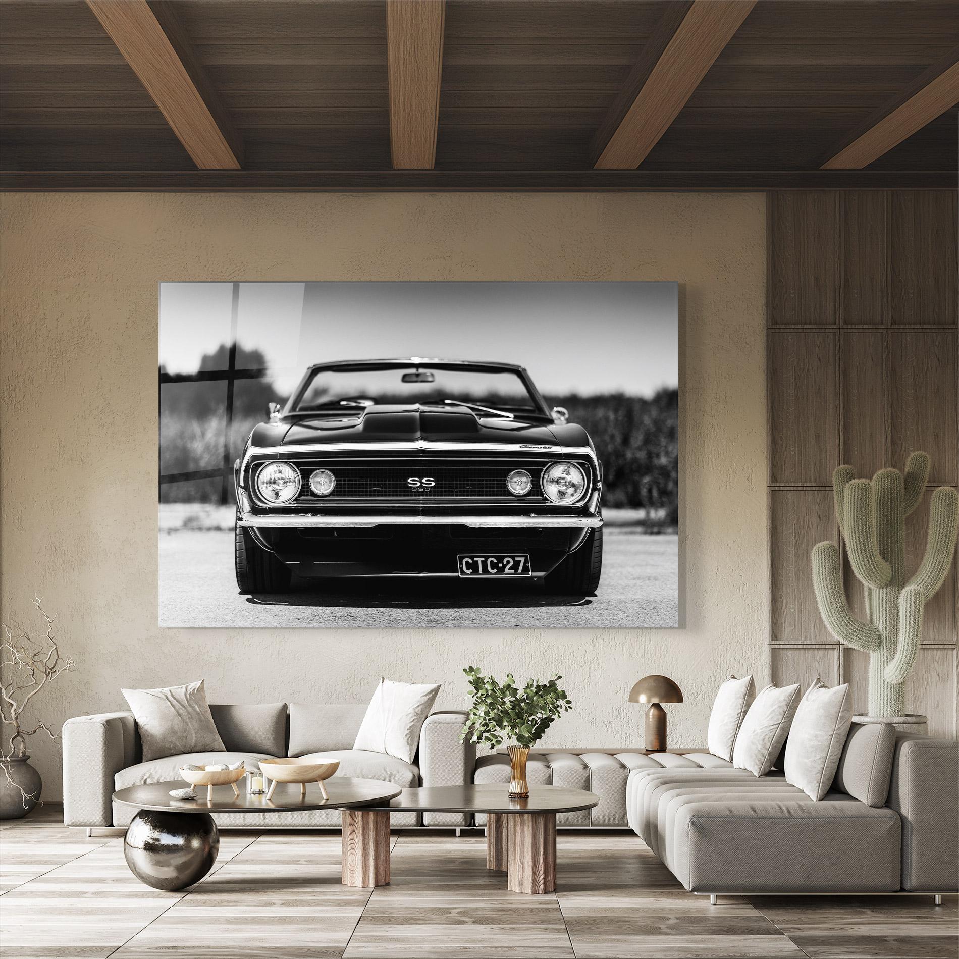 Glasbild American Car mockup 8