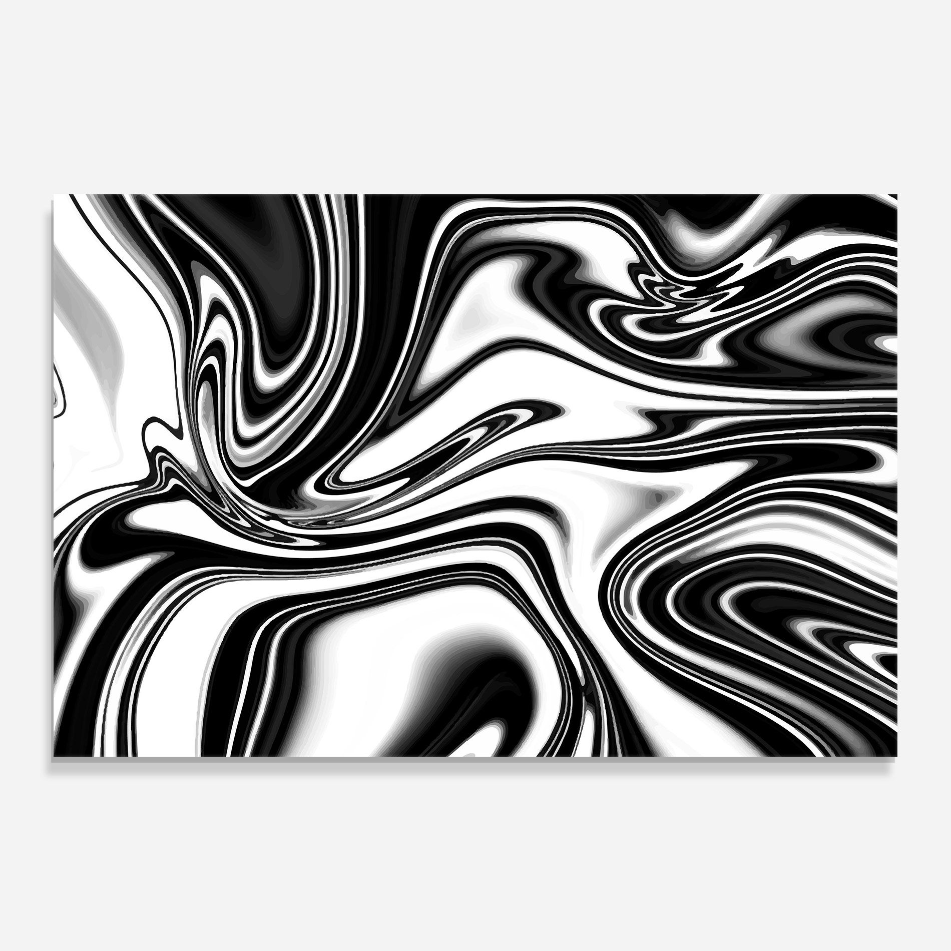 Black White Liquid mockup 0