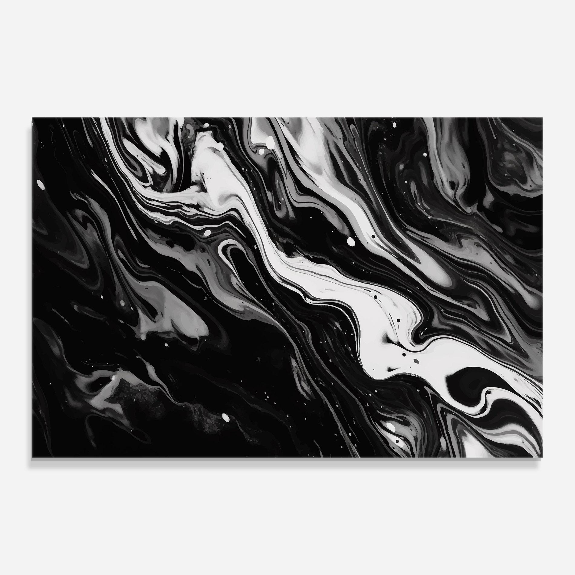 Glasbild Grey Art Marble mockup 0