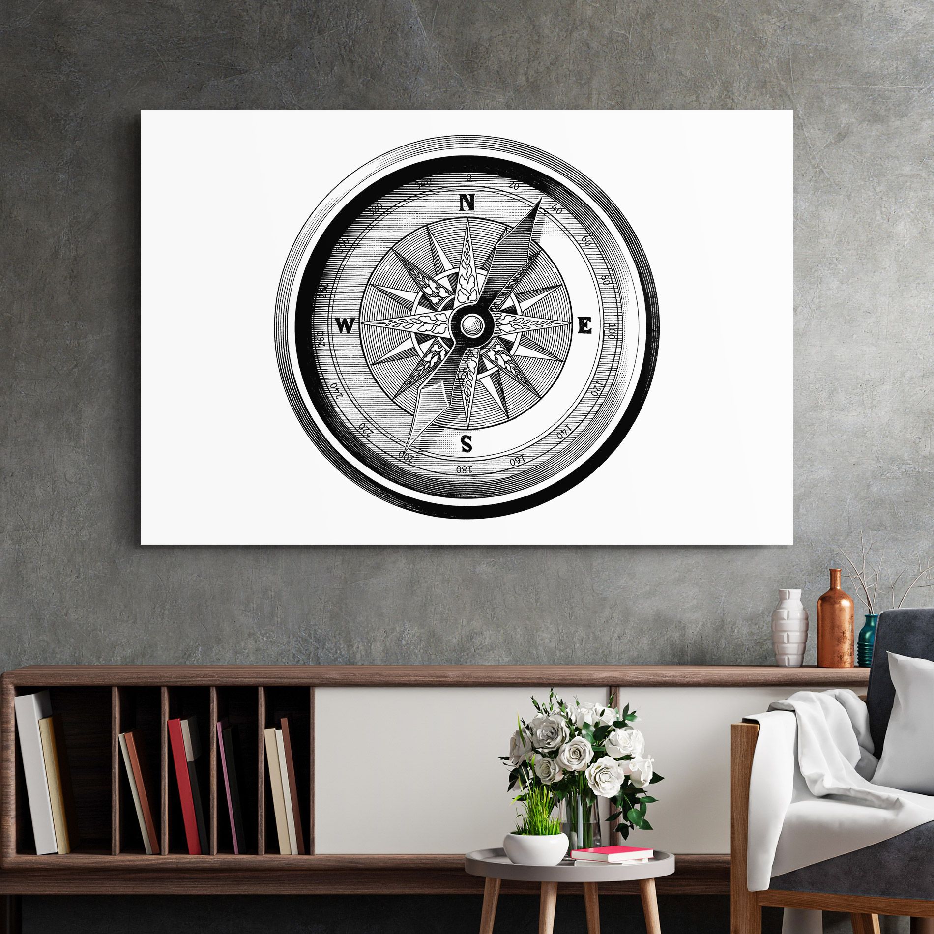 Black Compass mockup 2