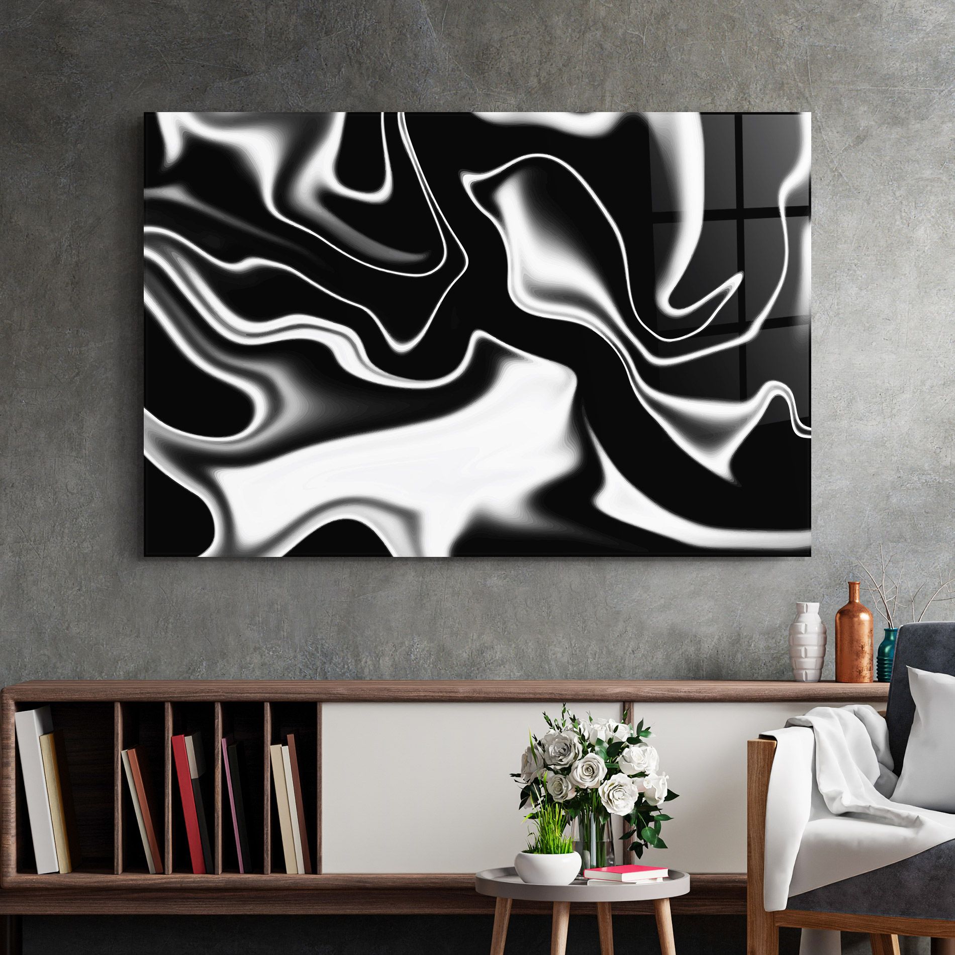 Black Metalic Art mockup 2