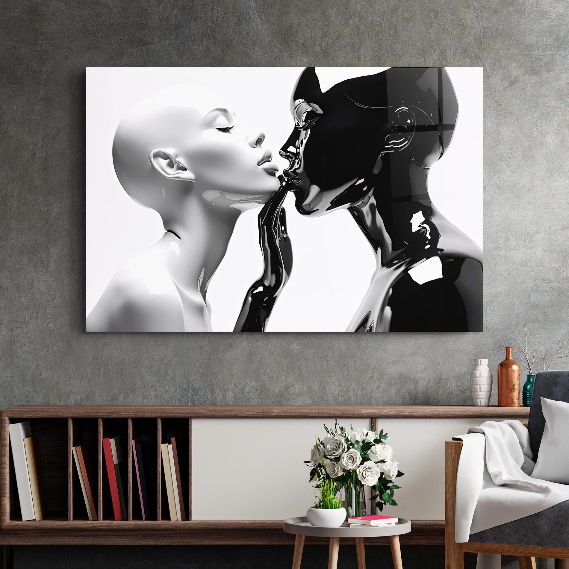 Glasbild Feminine Sculpture mockup 2