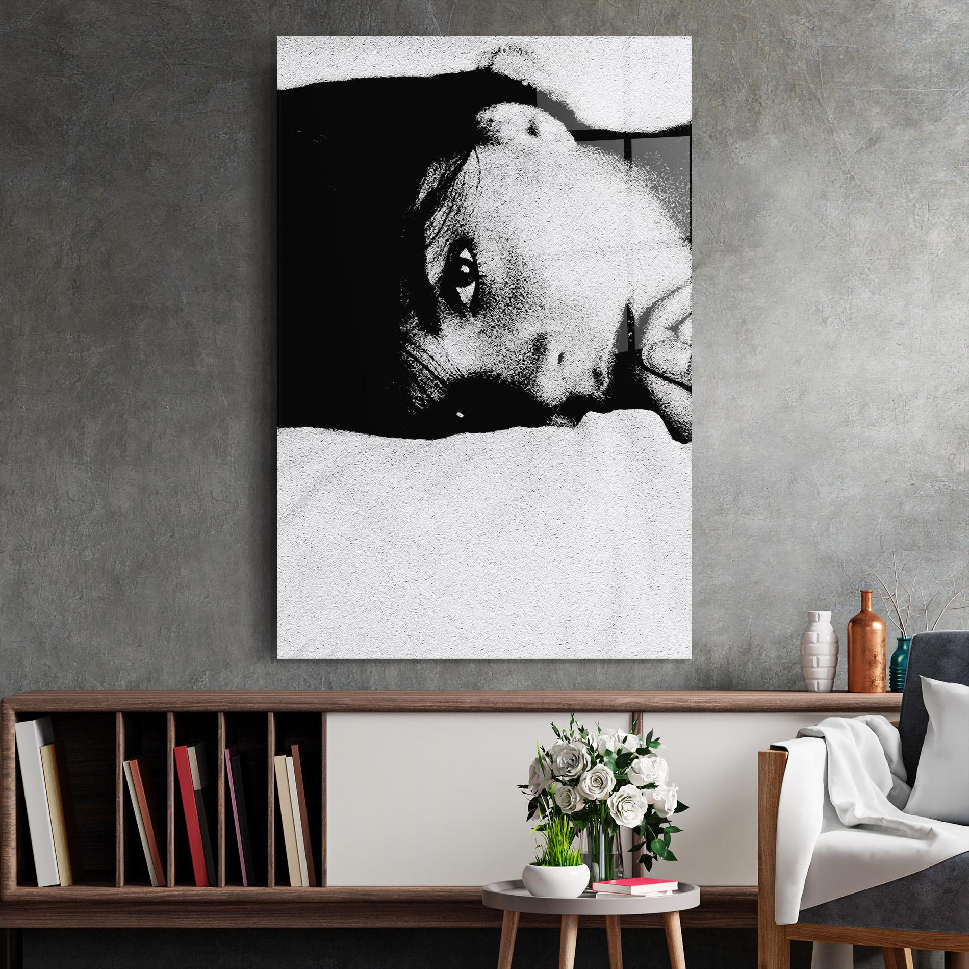 Glasbild Eye Contact mockup 2