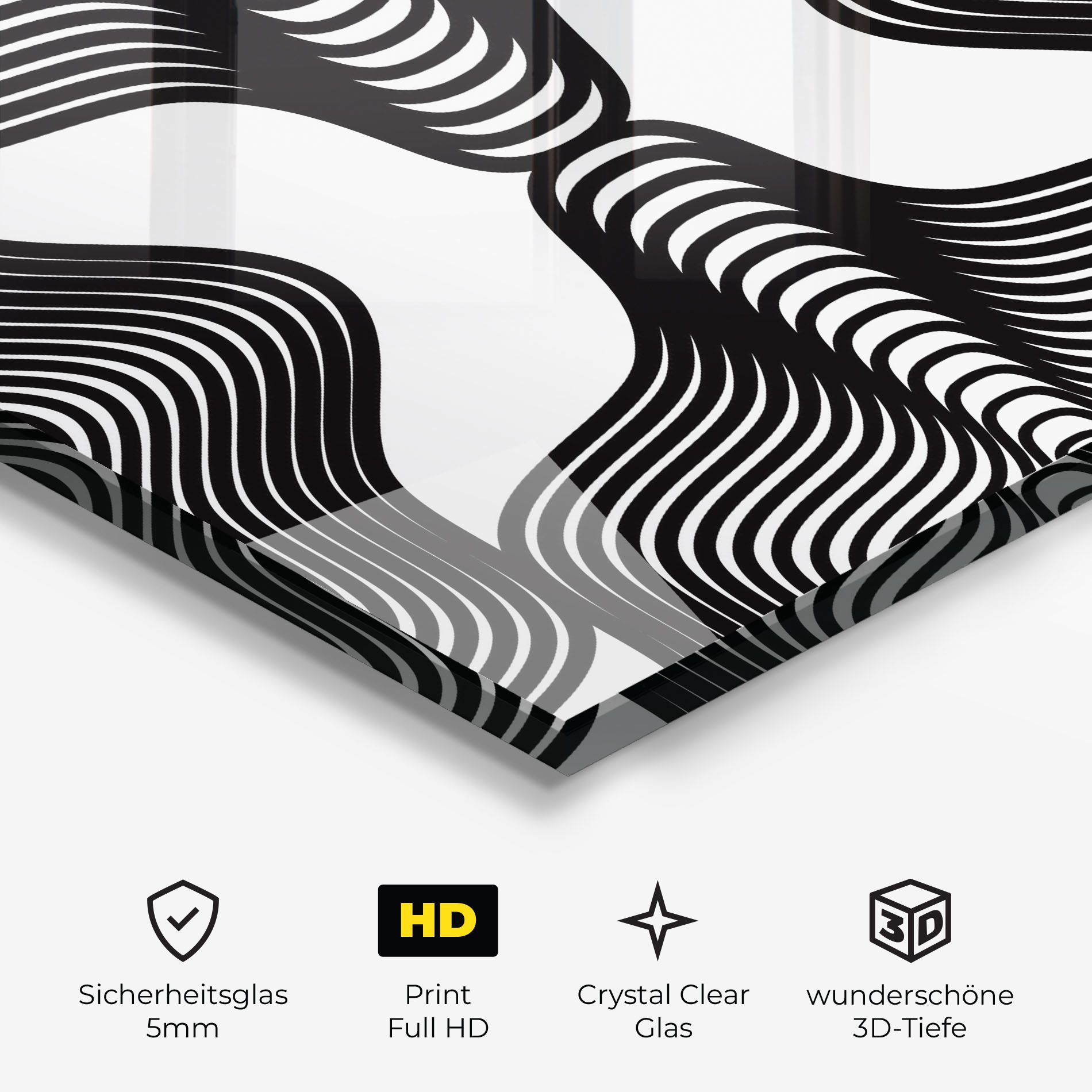 Black Line Pattern mockup 3