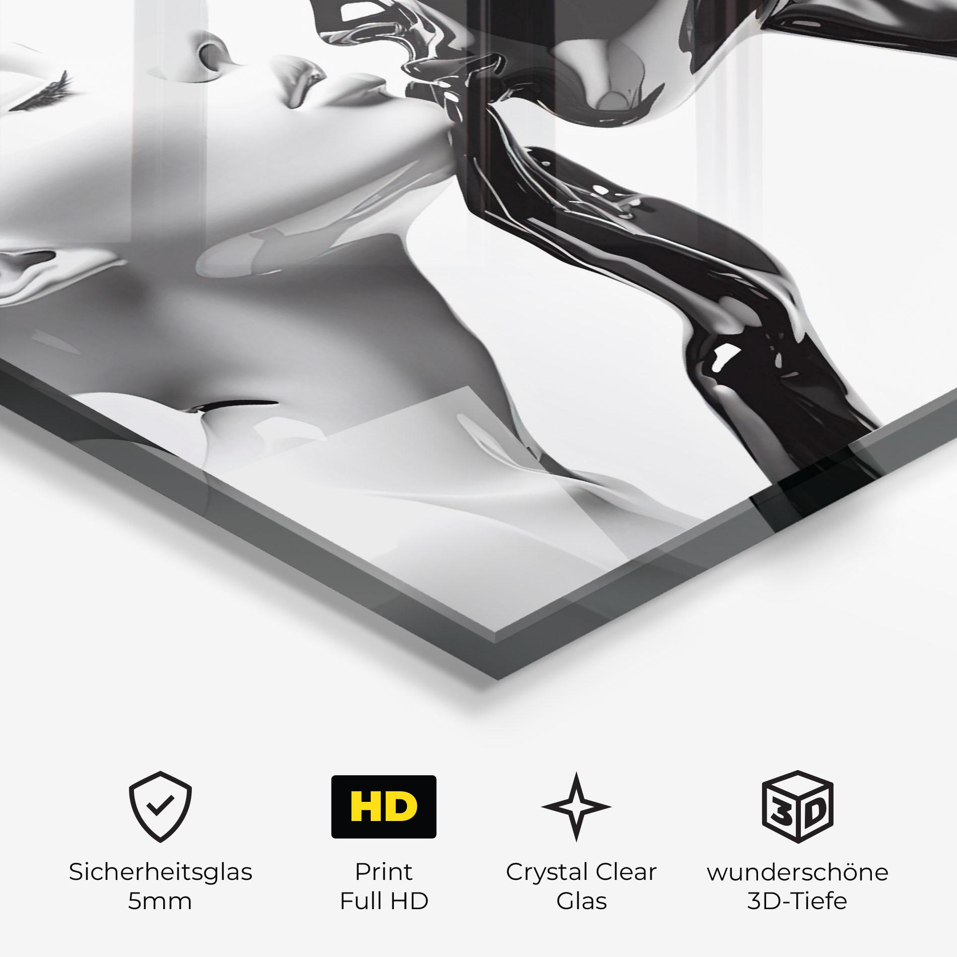 Glasbild Feminine Sculpture mockup 3