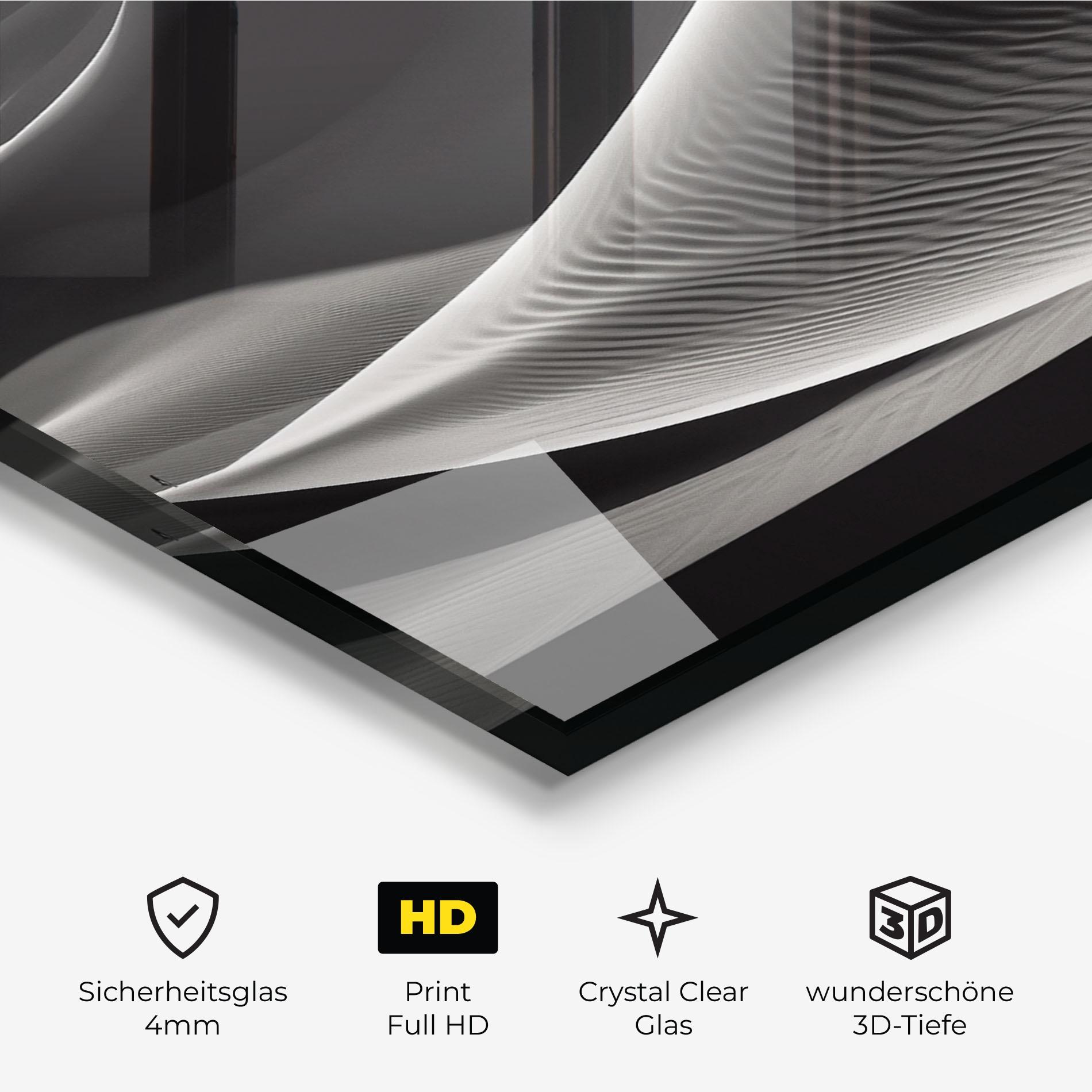 Glasbild Dune Silhouette mockup 3