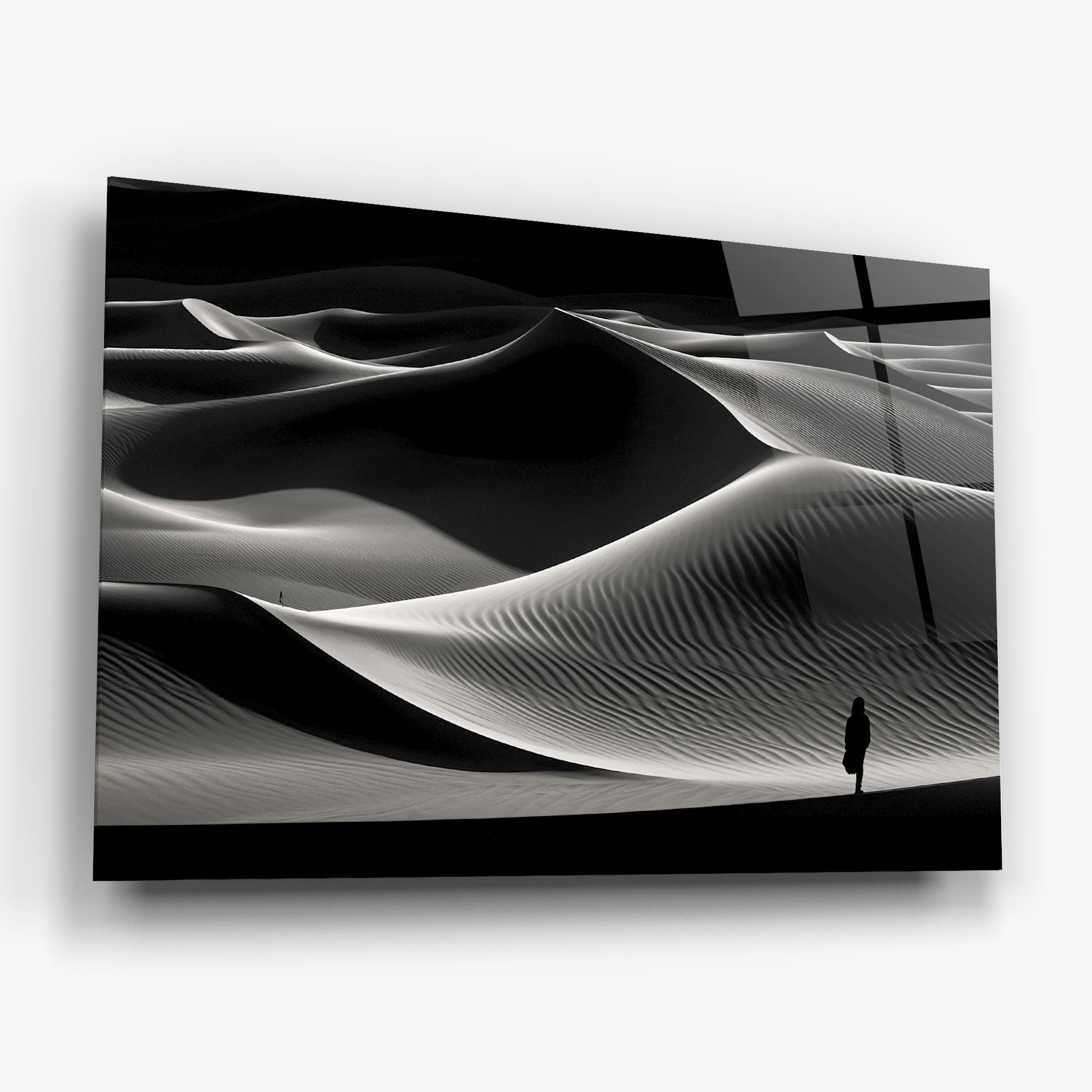 Glasbild Dune Silhouette mockup 6