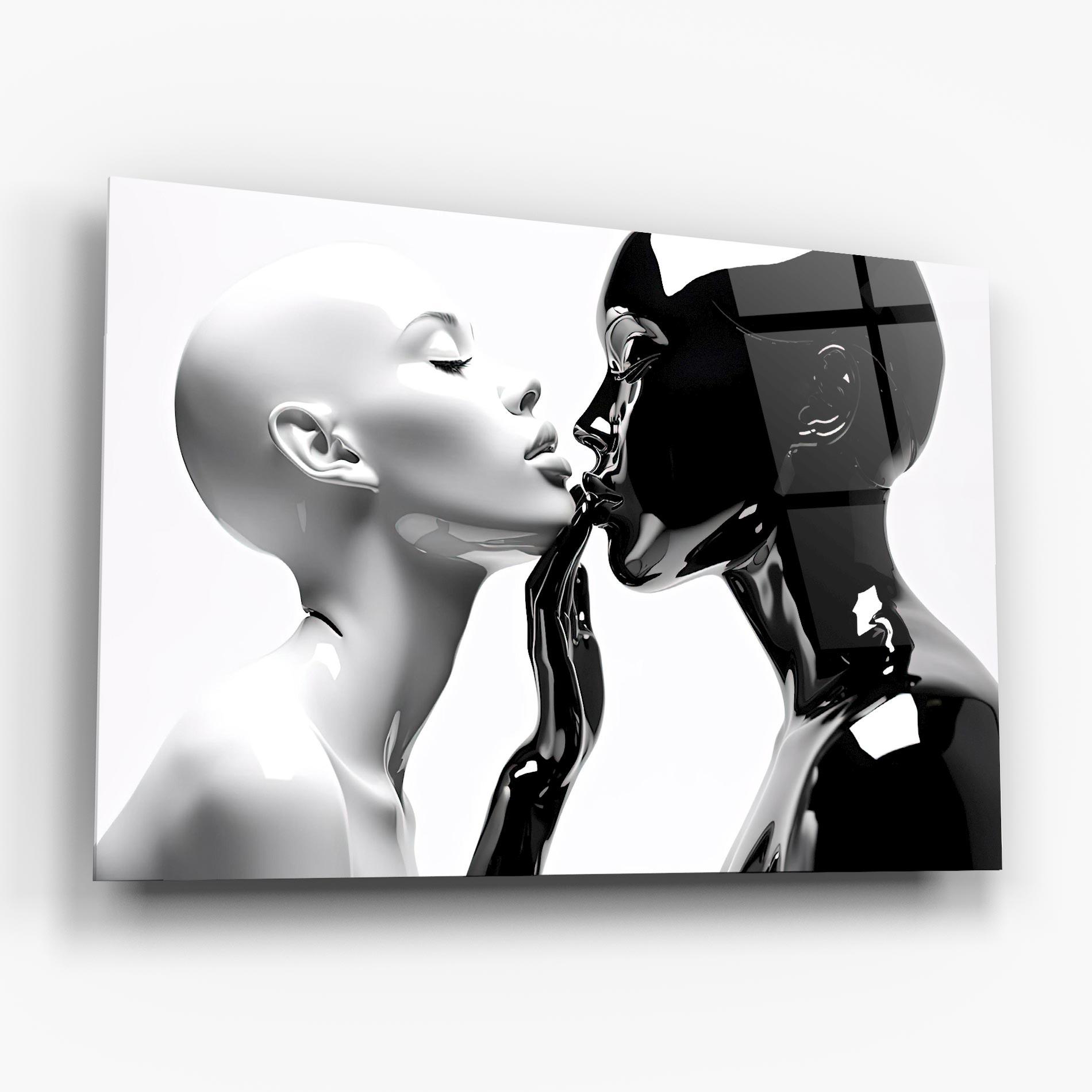 Glasbild Feminine Sculpture mockup 6