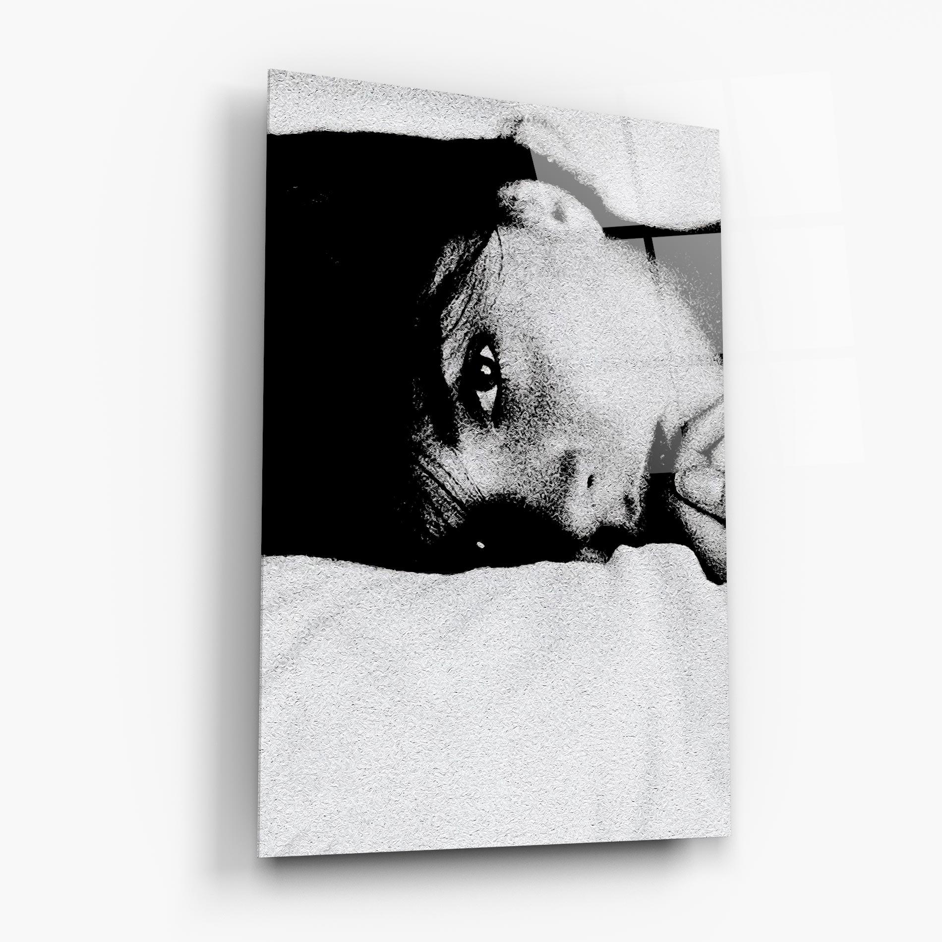 Glasbild Eye Contact mockup 6