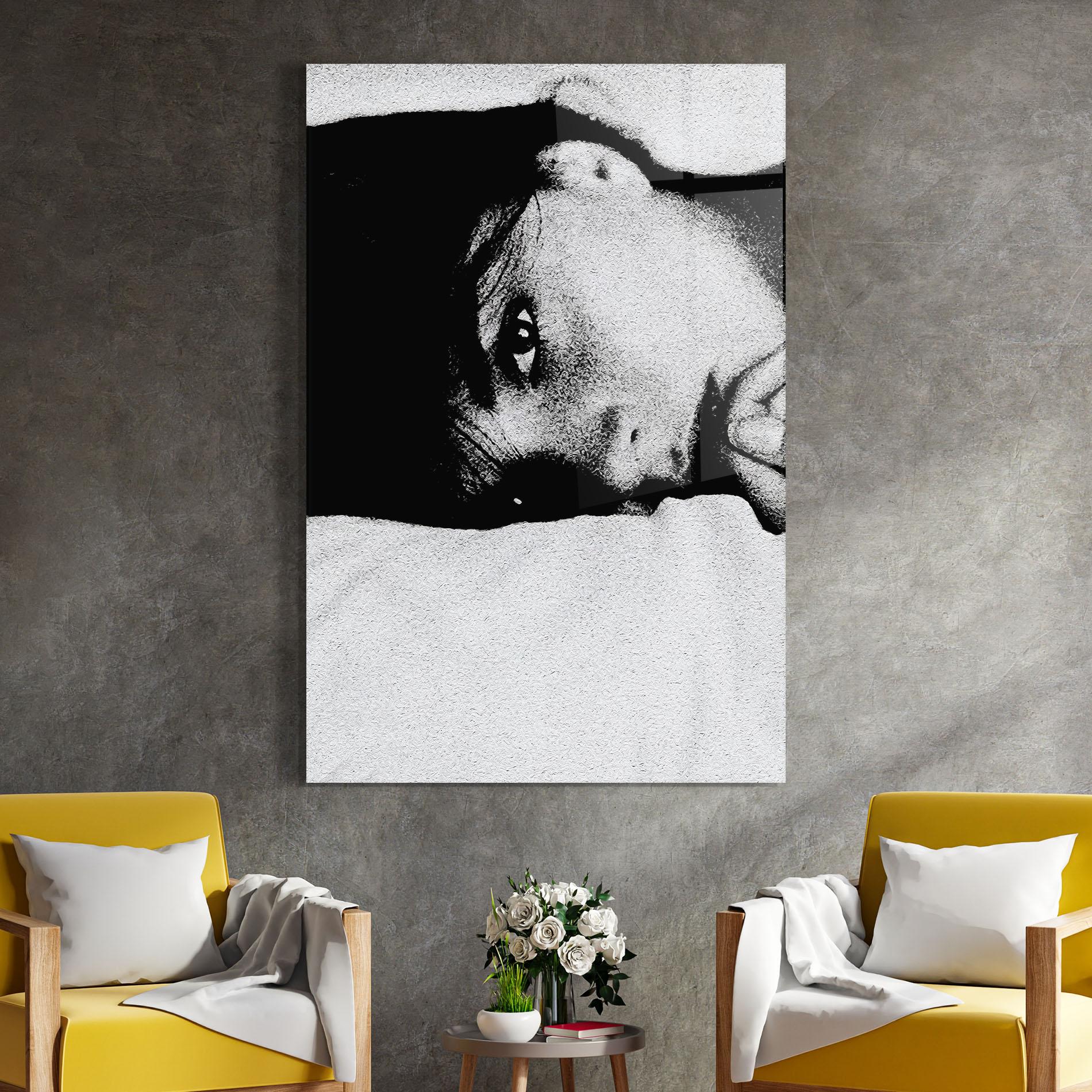 Glasbild Eye Contact mockup 4