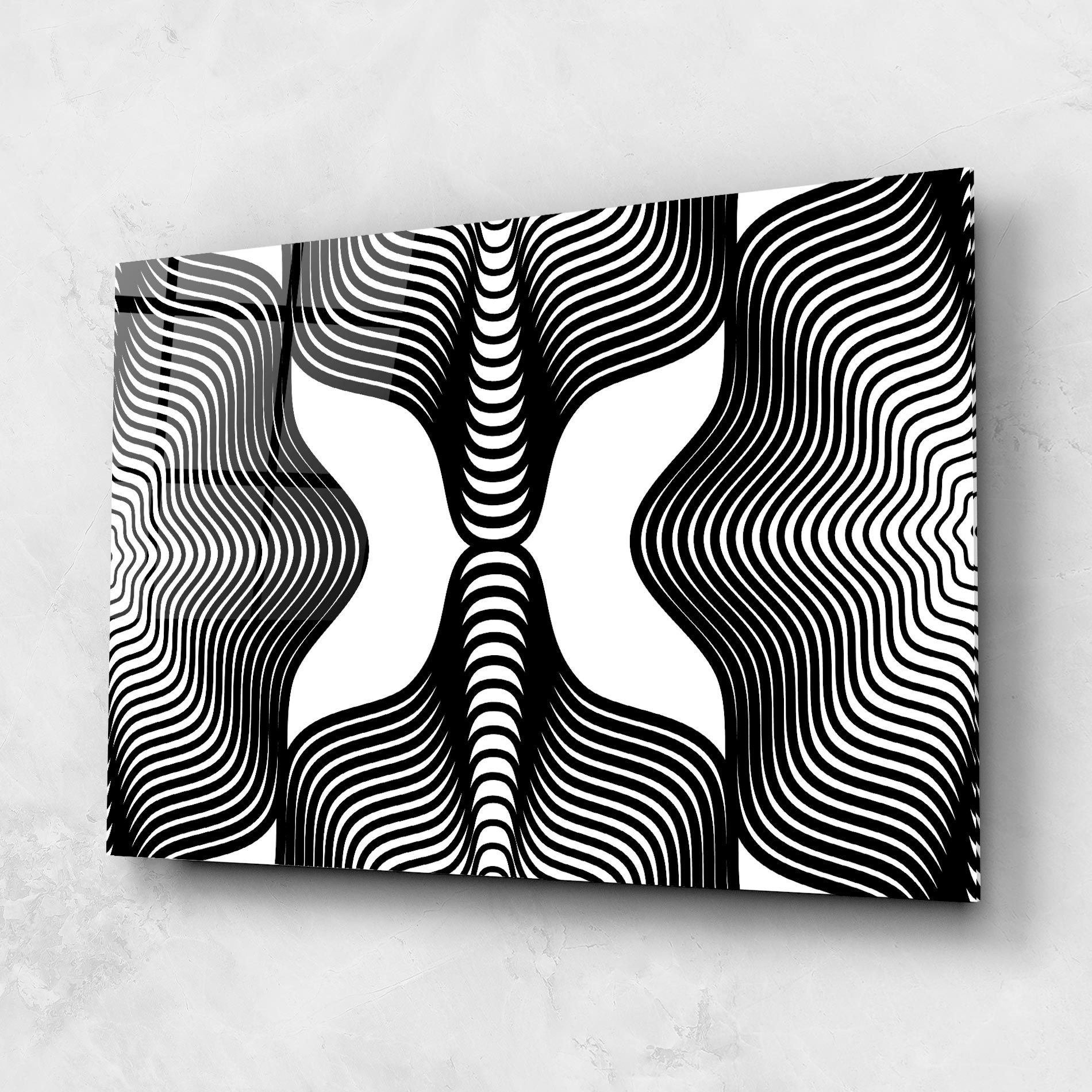 Black Line Pattern mockup 1